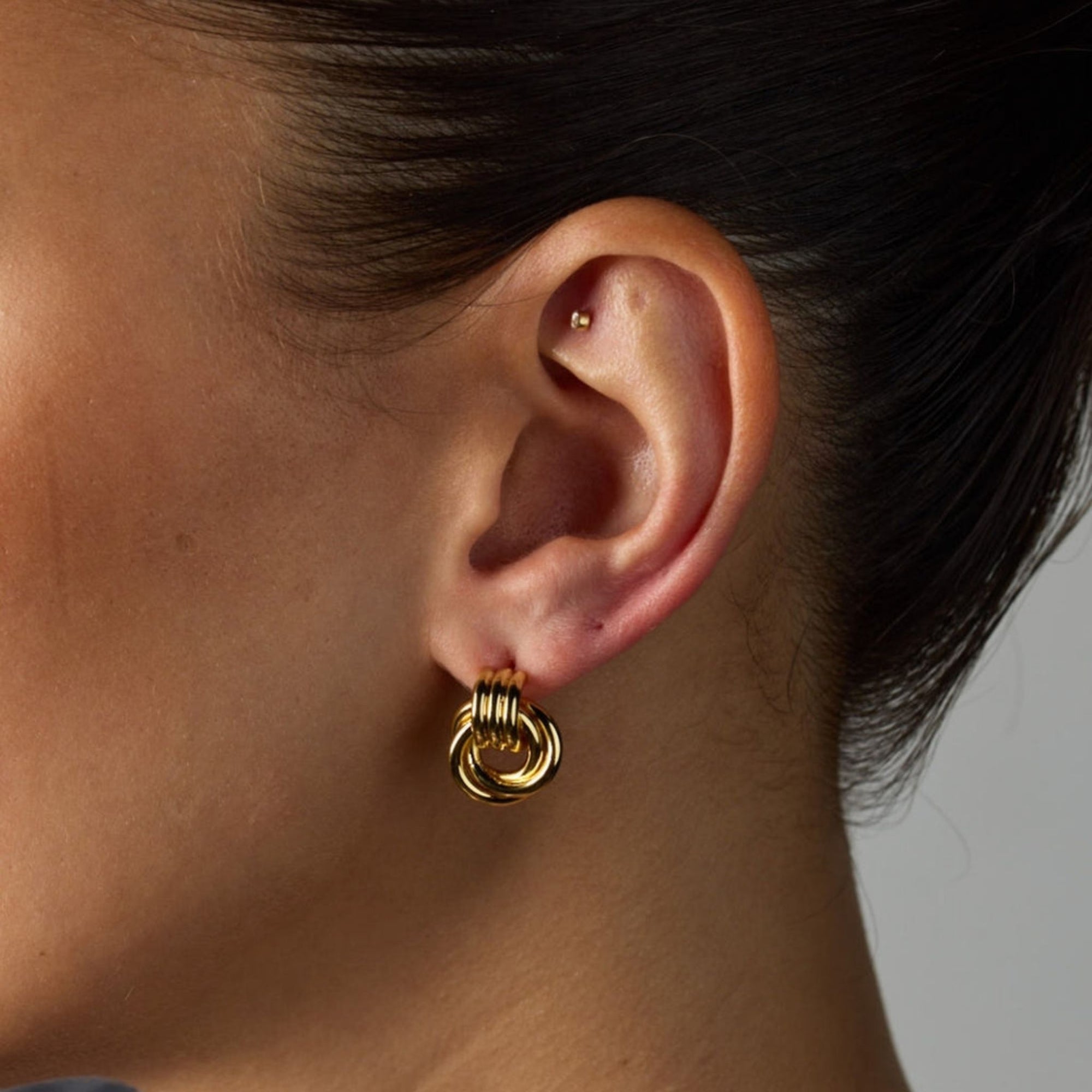 Poppy Gold Earring