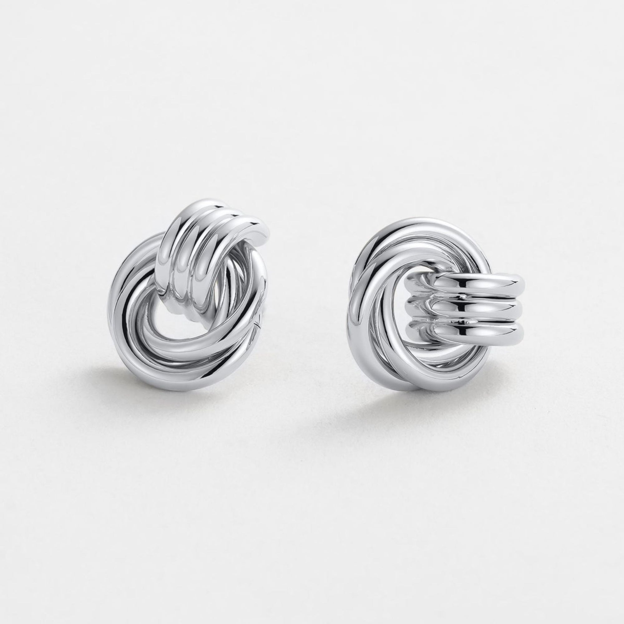 Poppy Silver Earring