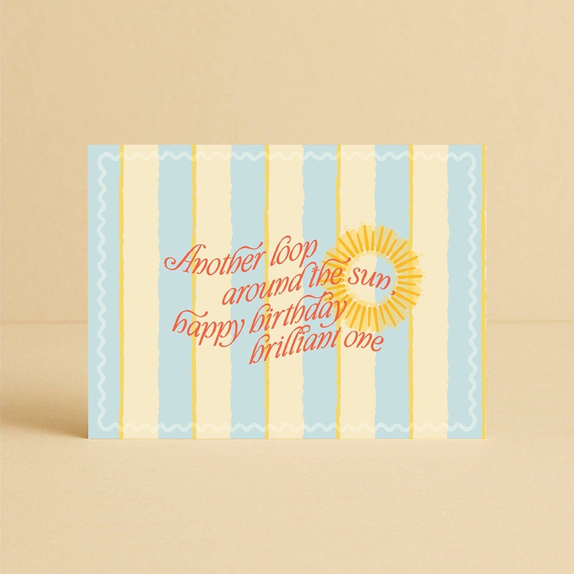 Greeting Card Loop Around the Sun