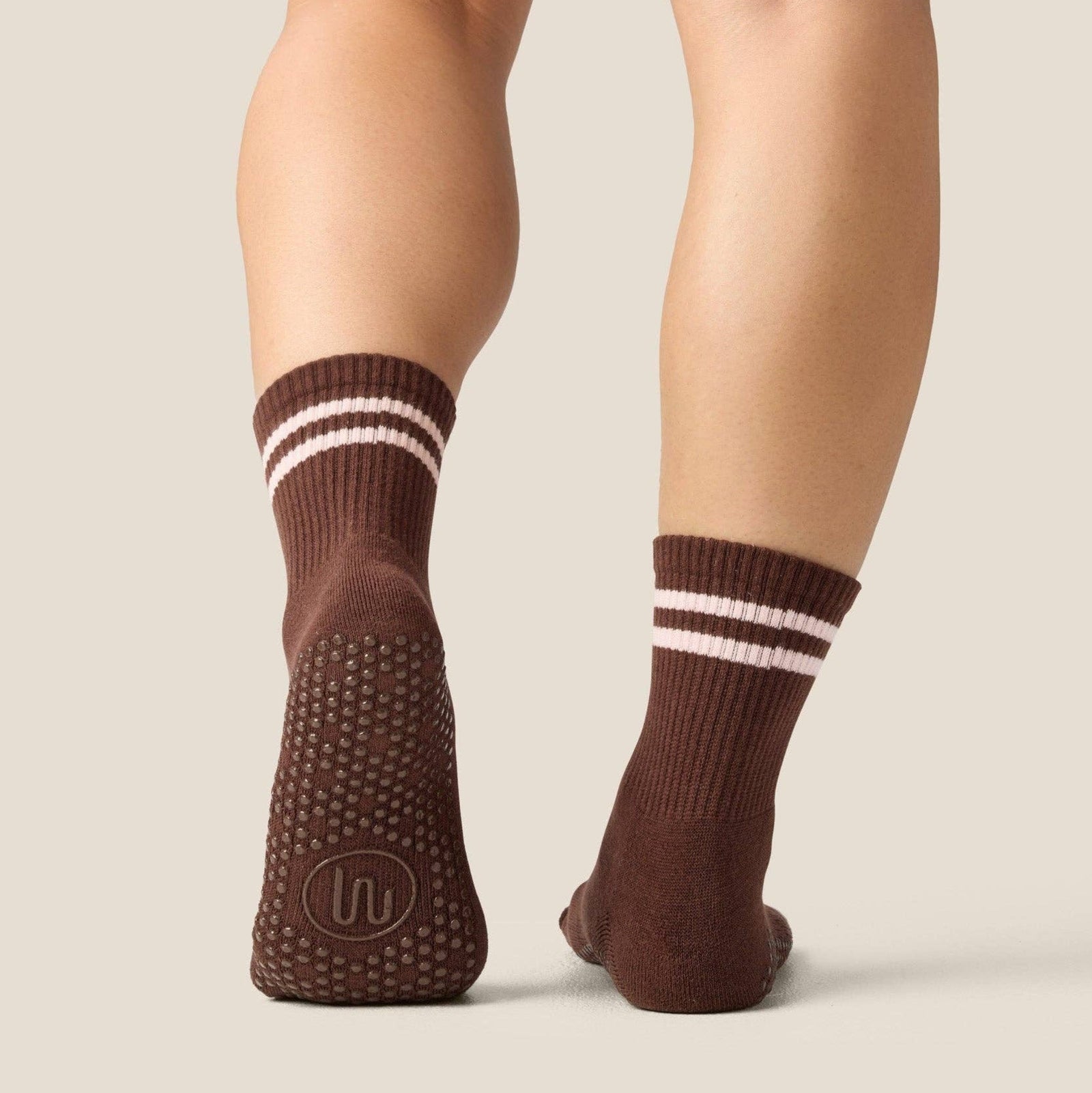 Crew Grip Socks Sporty Stripe Espresso