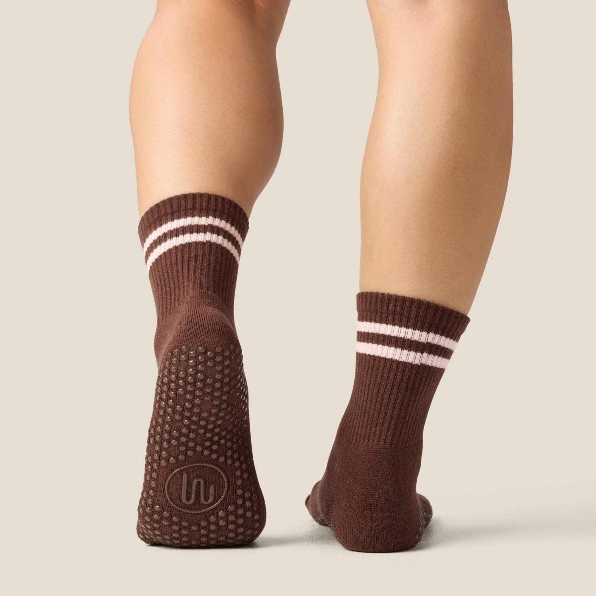 Crew Grip Socks Sporty Stripe Espresso