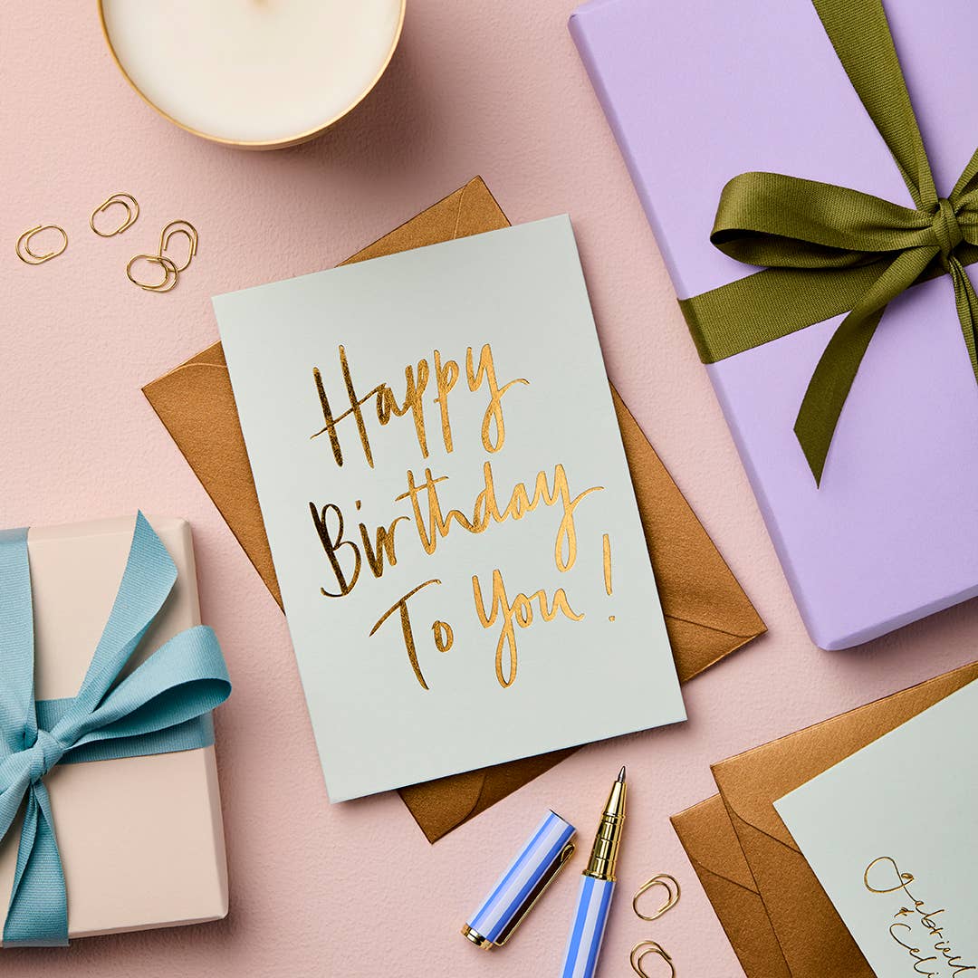 Greeting Card Happy Birthday To You