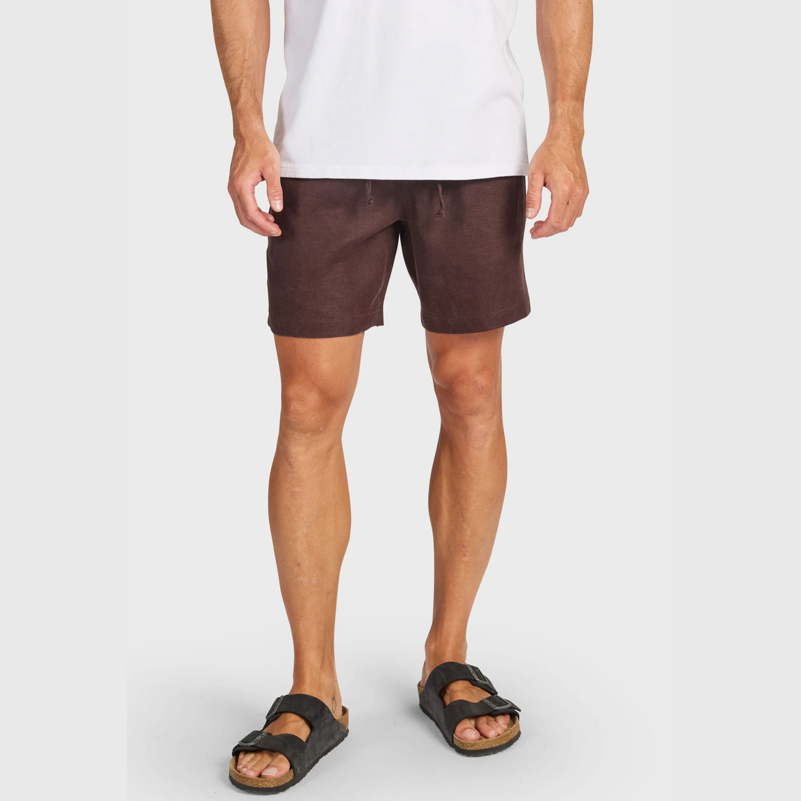 Men's Riviera Linen Short Coffee
