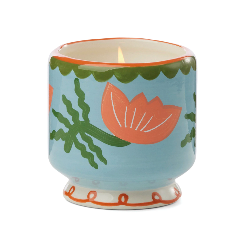 Adopo Flower Ceramic Candle - Cactus Flower