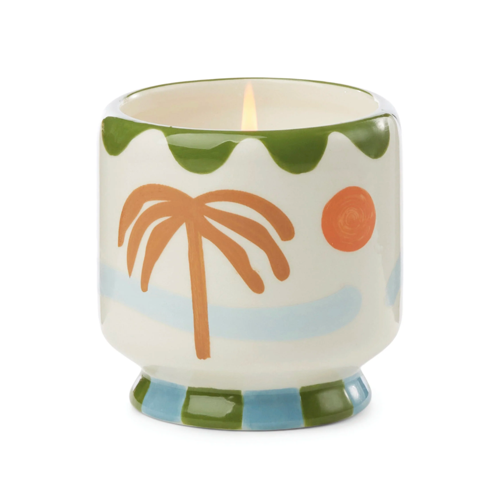Adopo Palm Tree Ceramic Candle - Lush Palms