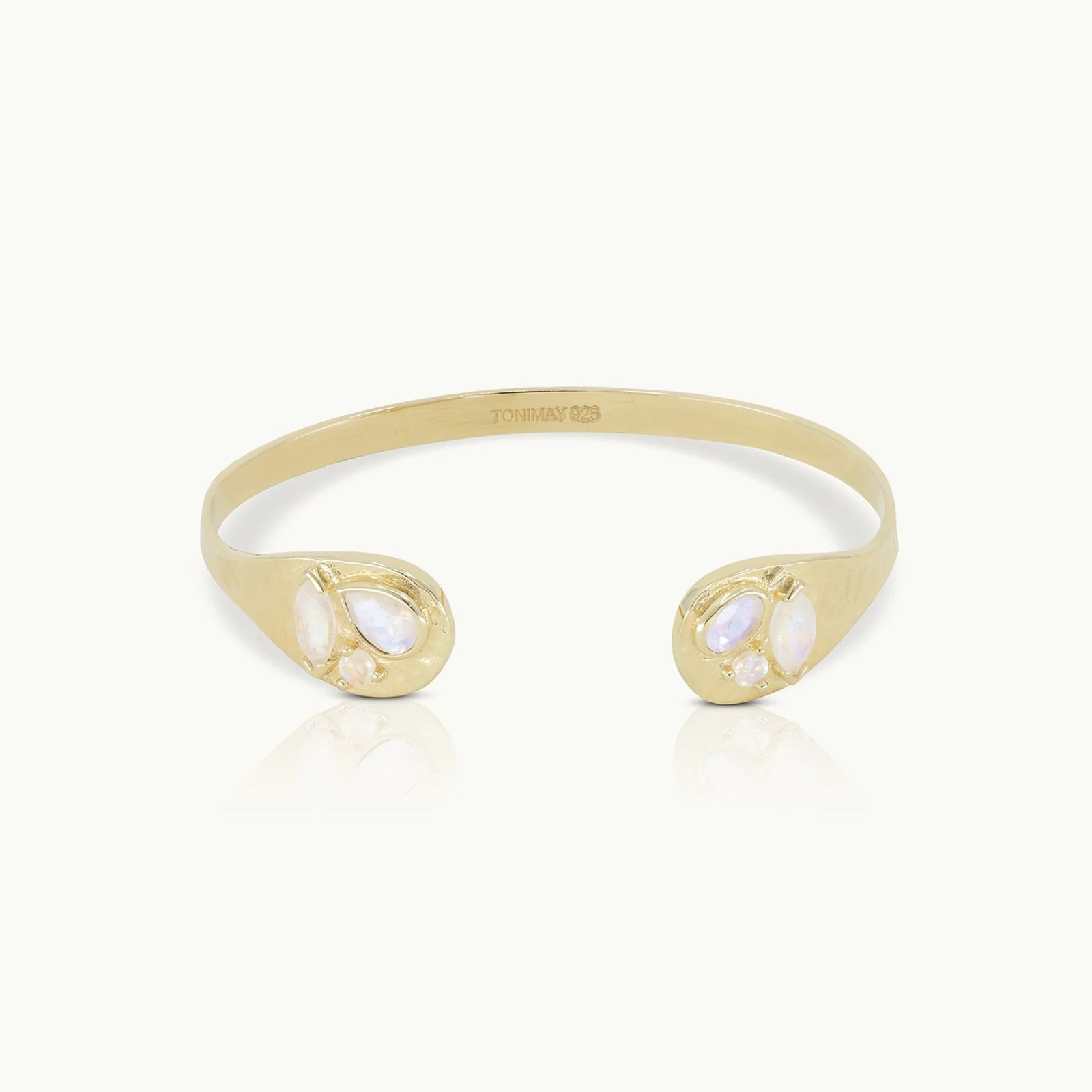 Alessia Moonstone Gold Cuff