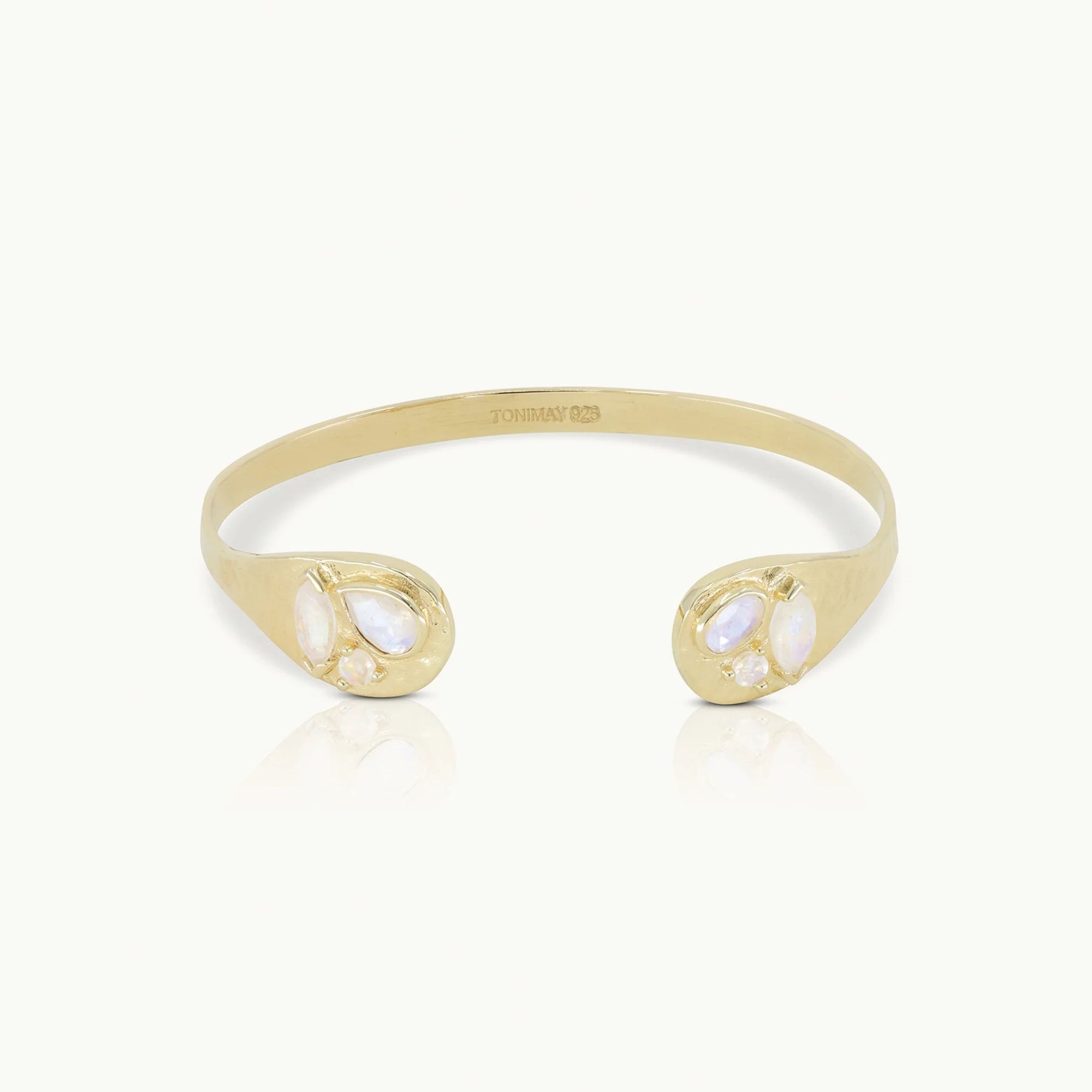 Alessia Moonstone Gold Cuff