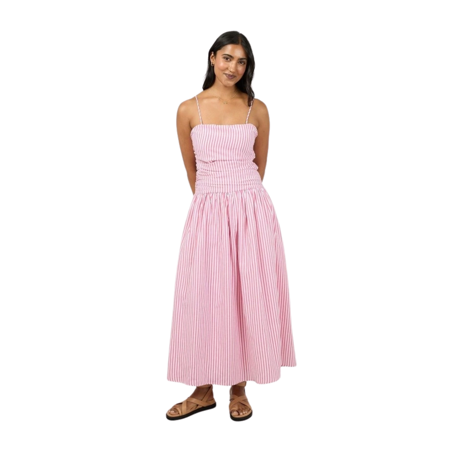 Franca Stripe Maxi Dress