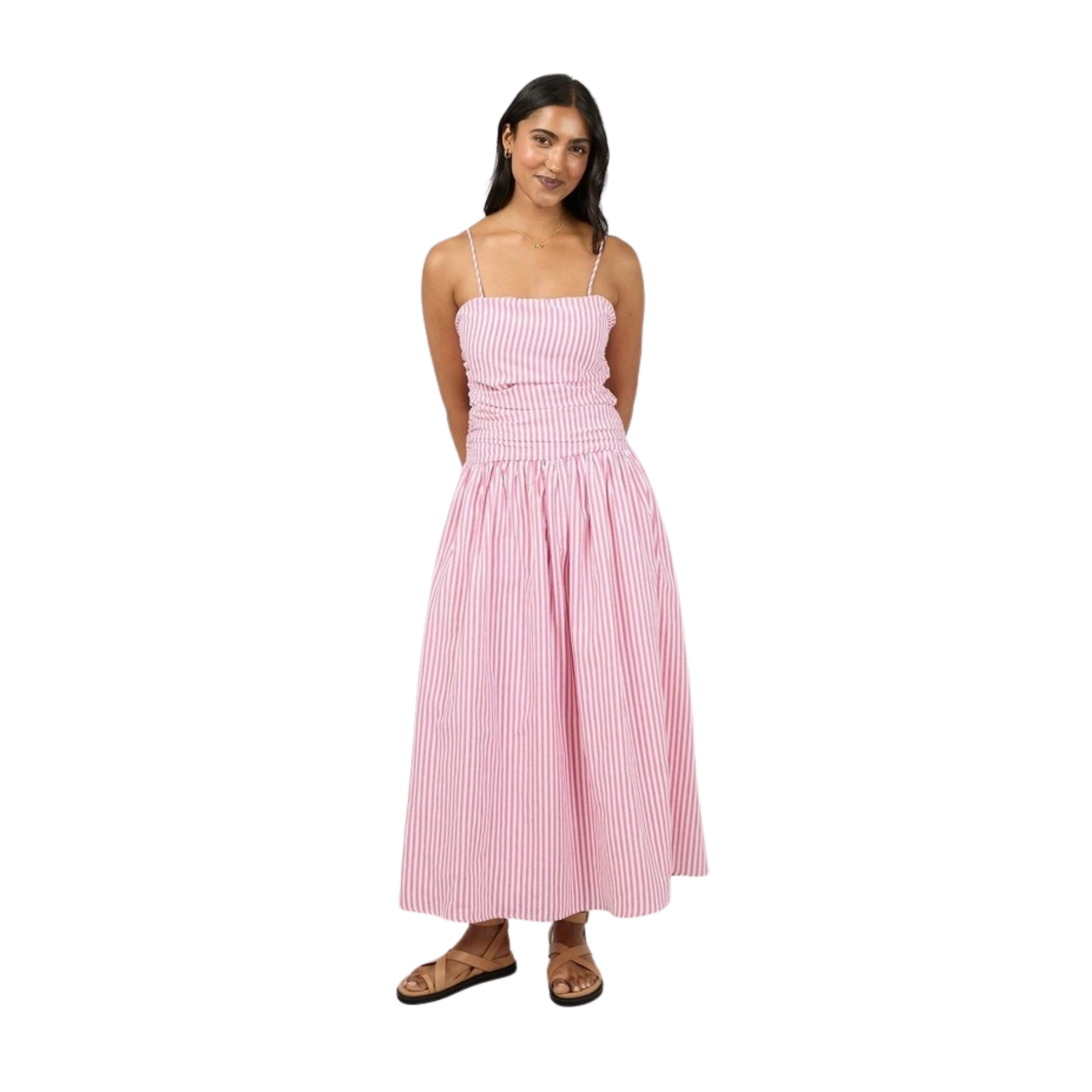 Franca Stripe Maxi Dress