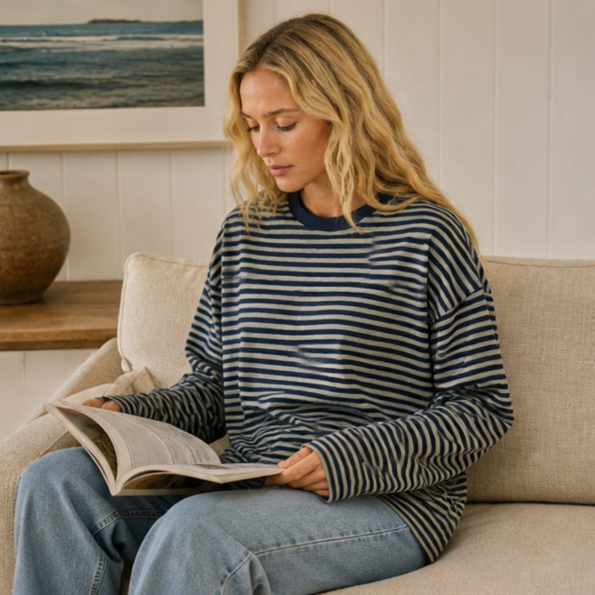 Paloma Long Sleeve Stripe Tee