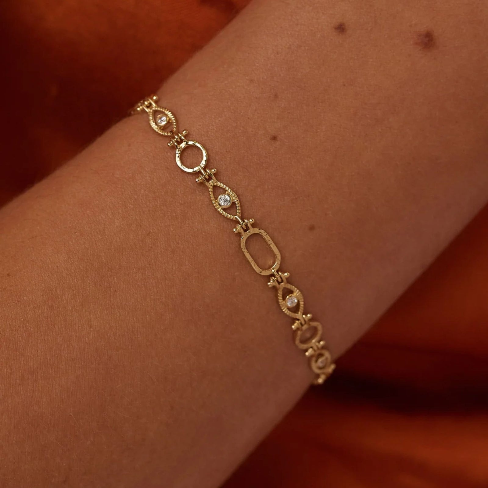 All Seeing Eye Gold Bracelet