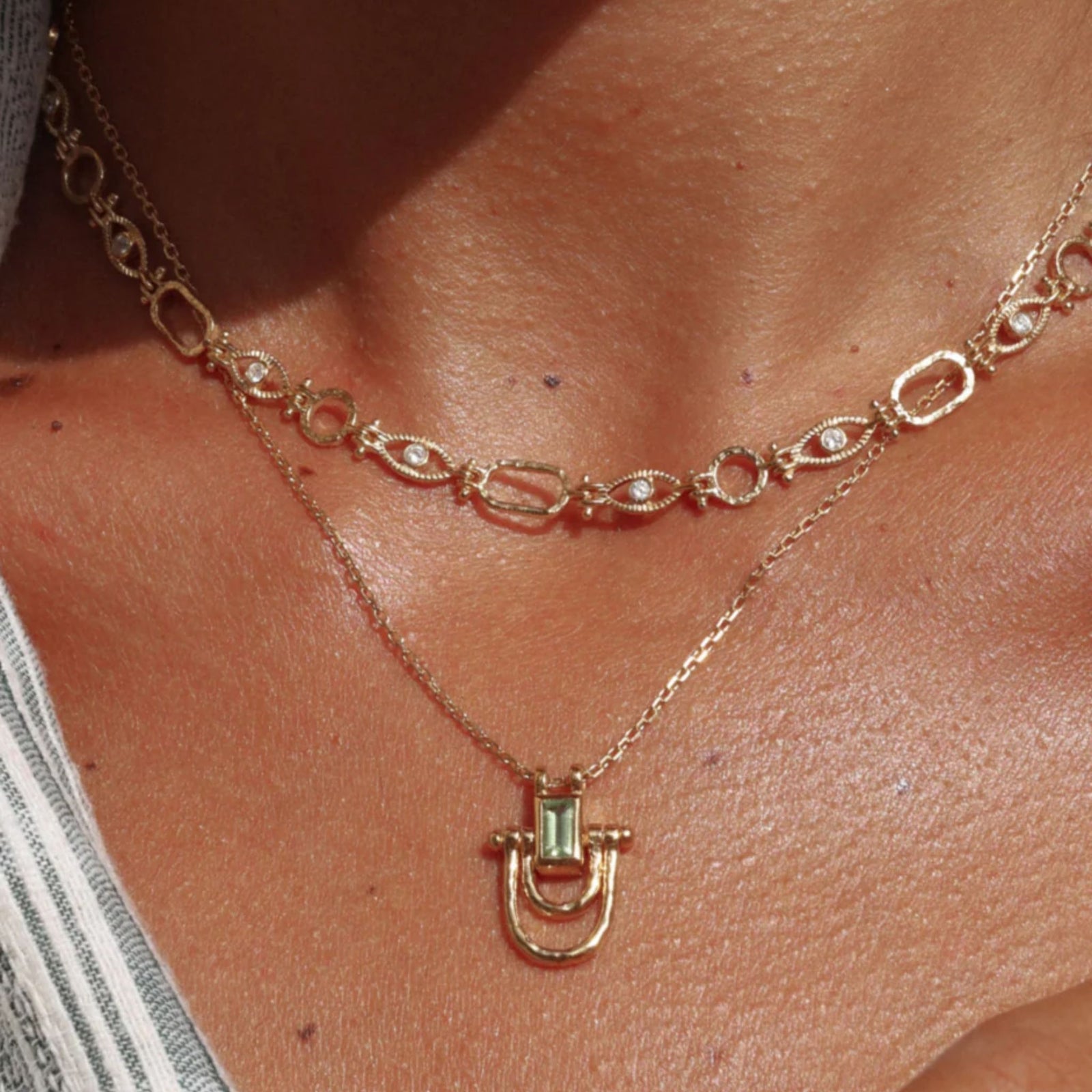 All Seeing Eye Gold Necklace