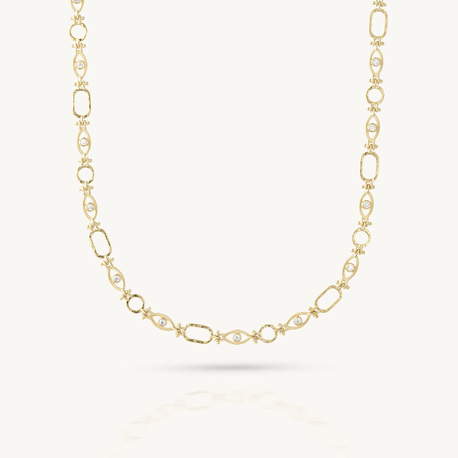 All Seeing Eye Gold Necklace