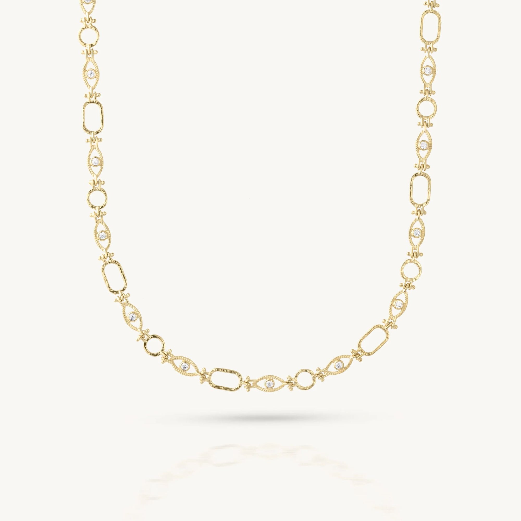 All Seeing Eye Gold Necklace