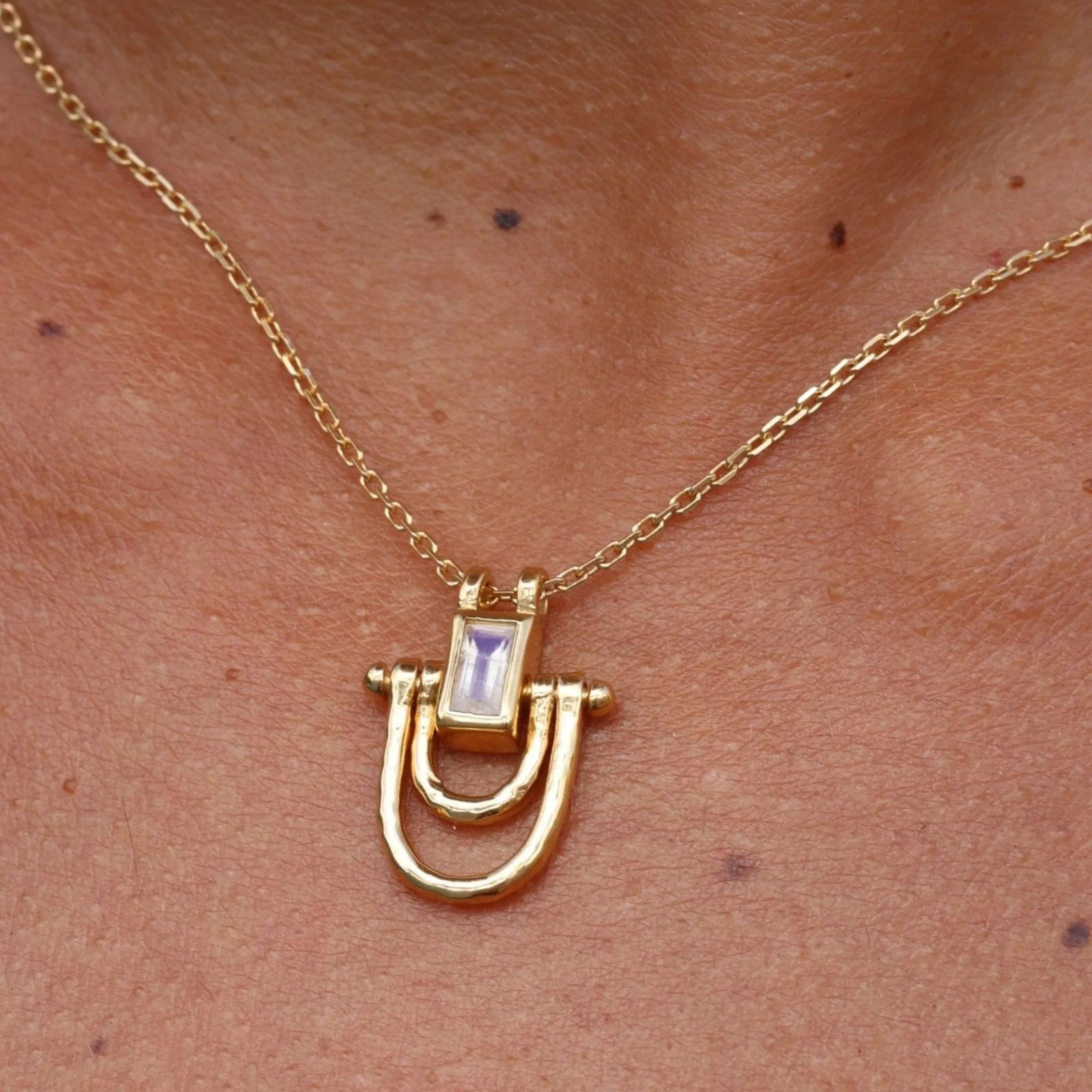 Allegra Moonstone Gold Necklace