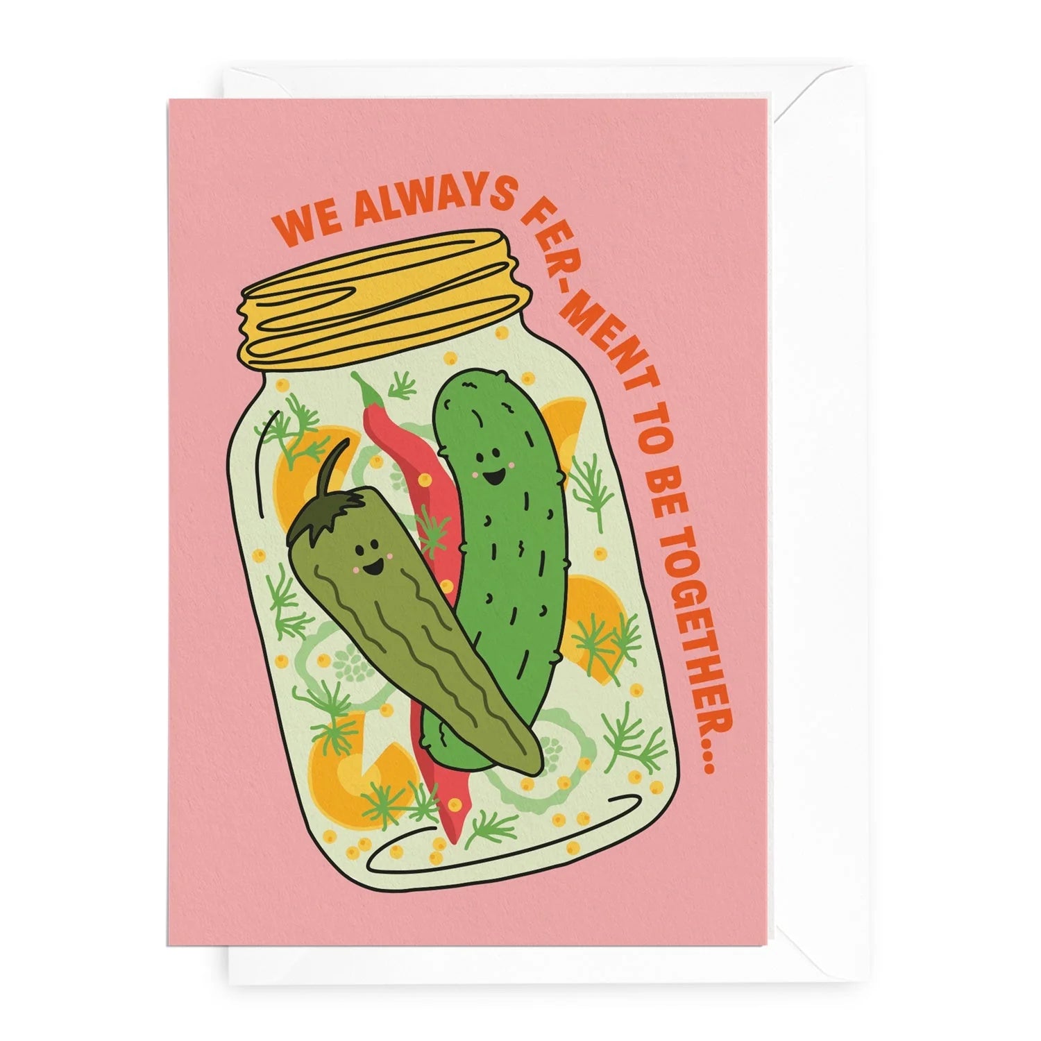 Always Fer-Ment to be Together Greeting Card
