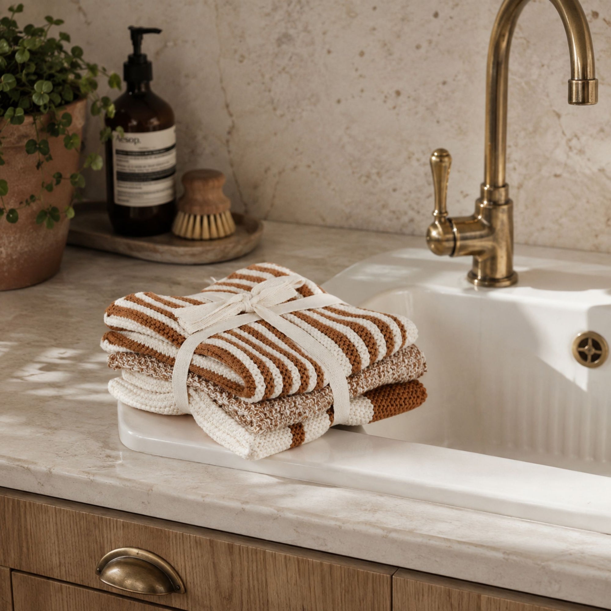Amy Cotton Knit Cloth Set