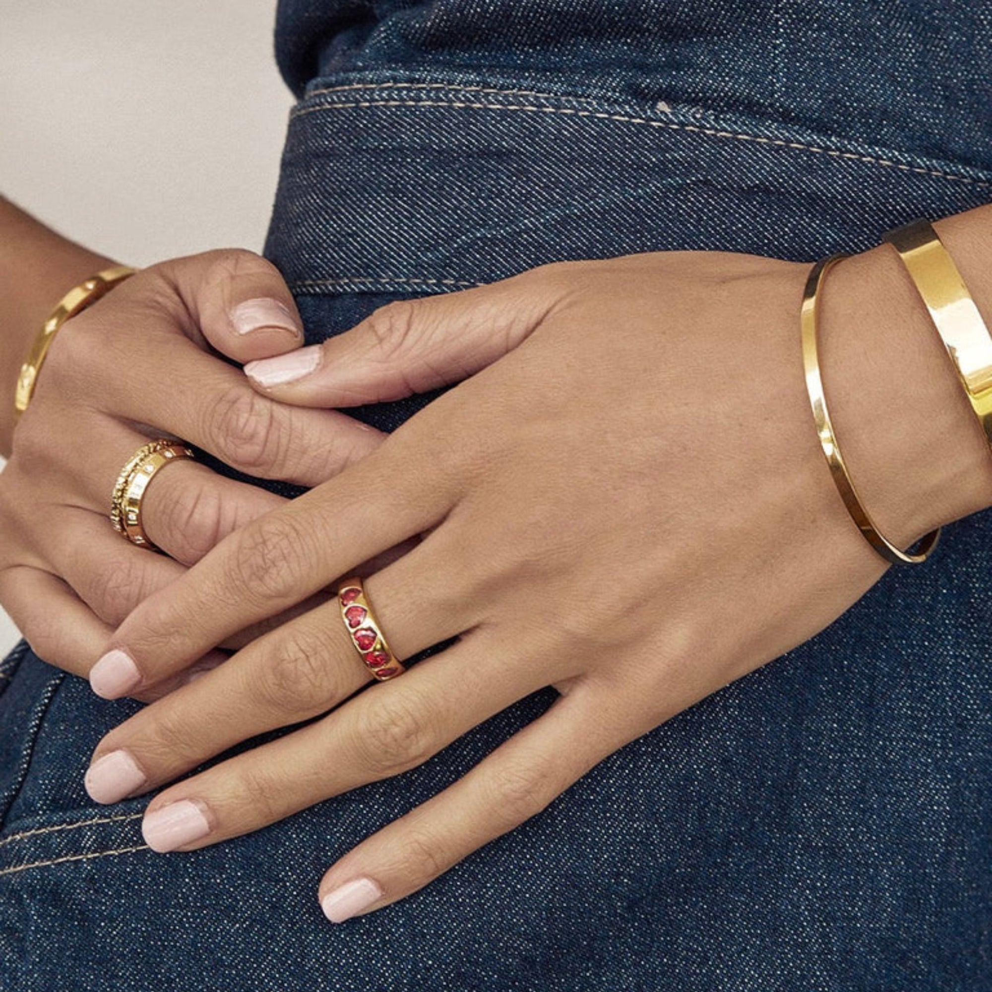 J'adore Gold Ring - Oxley and Moss