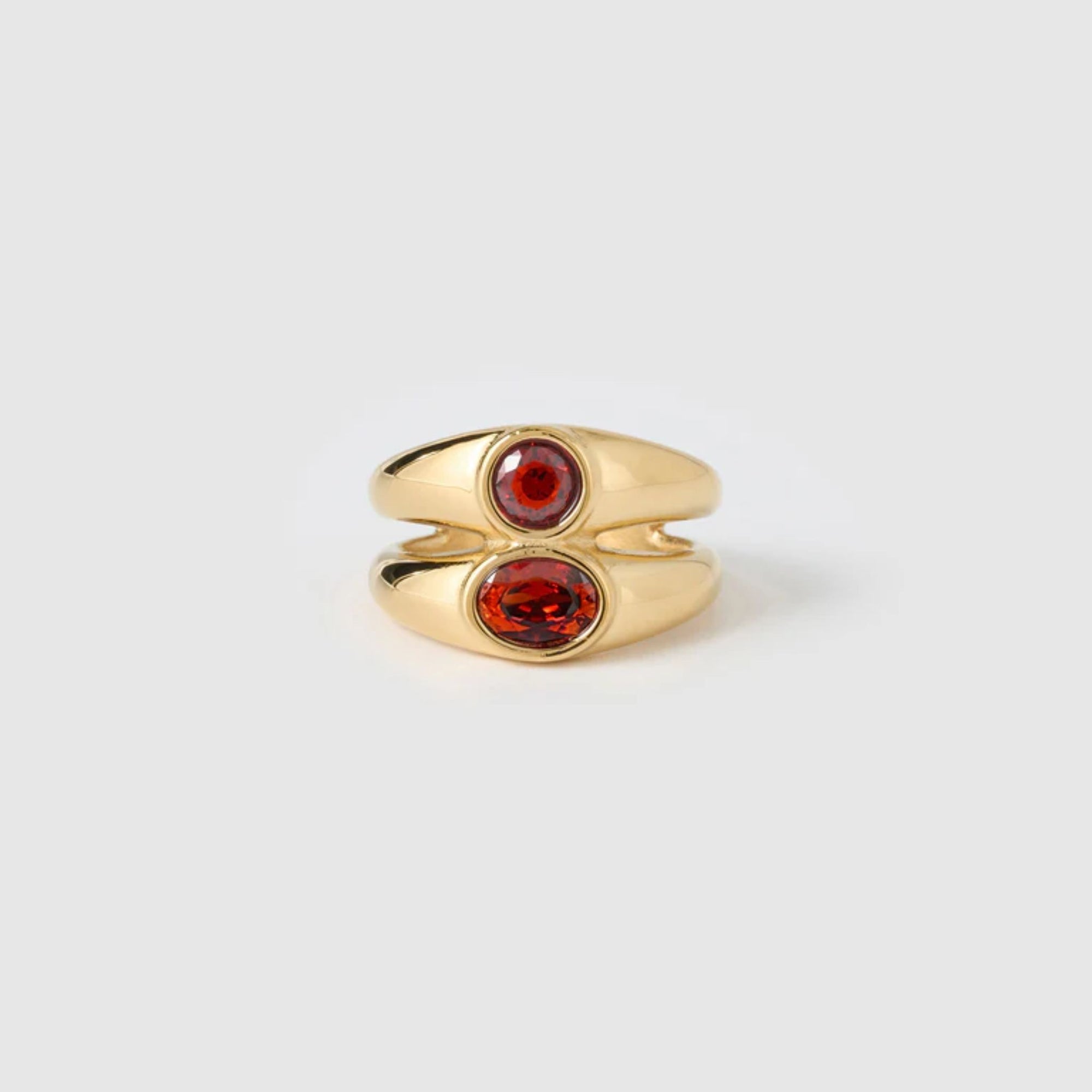 Mali Gold Ring Ruby - Oxley and Moss