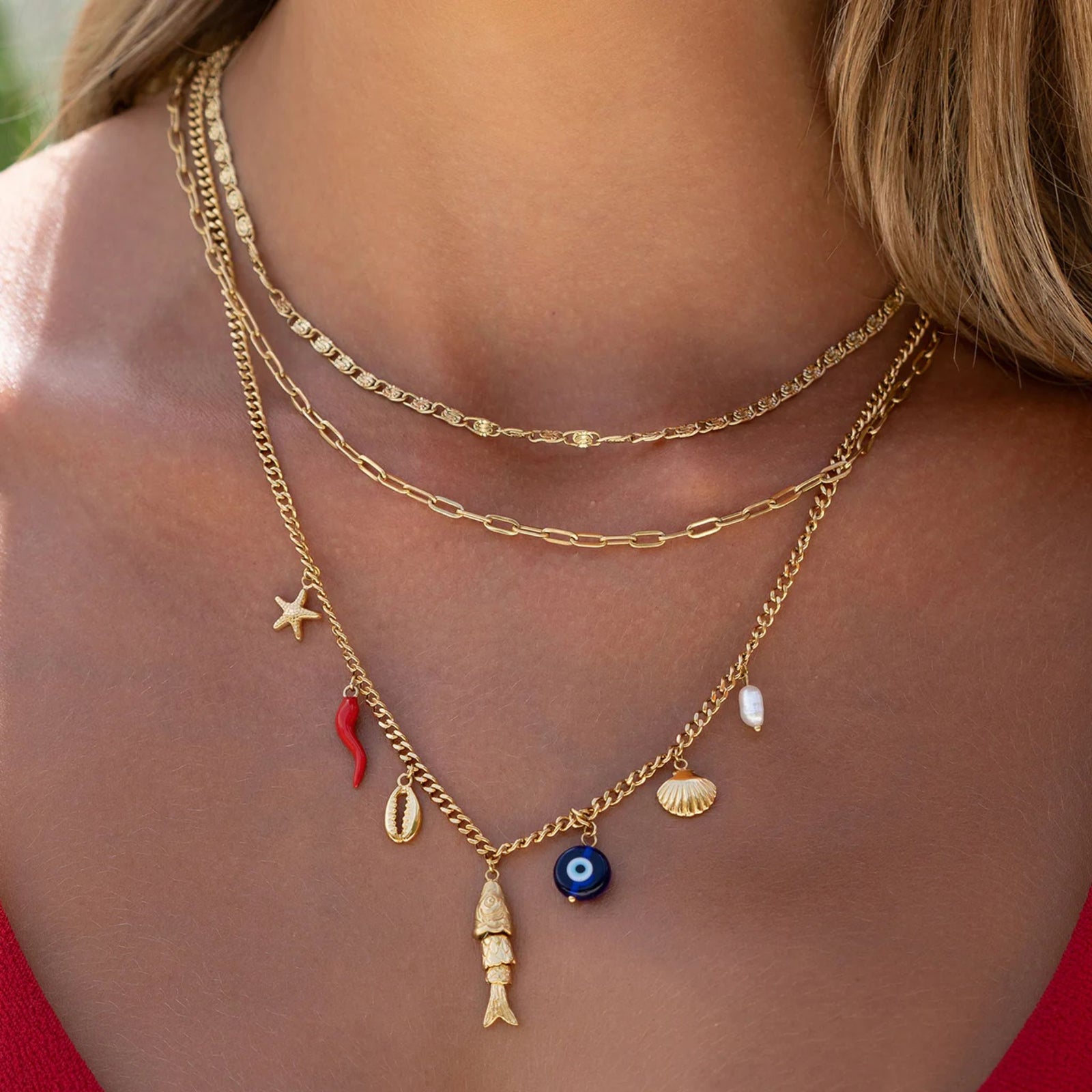 Oceanus Charm Necklace