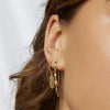 Paloma Gold Huggie Earrings