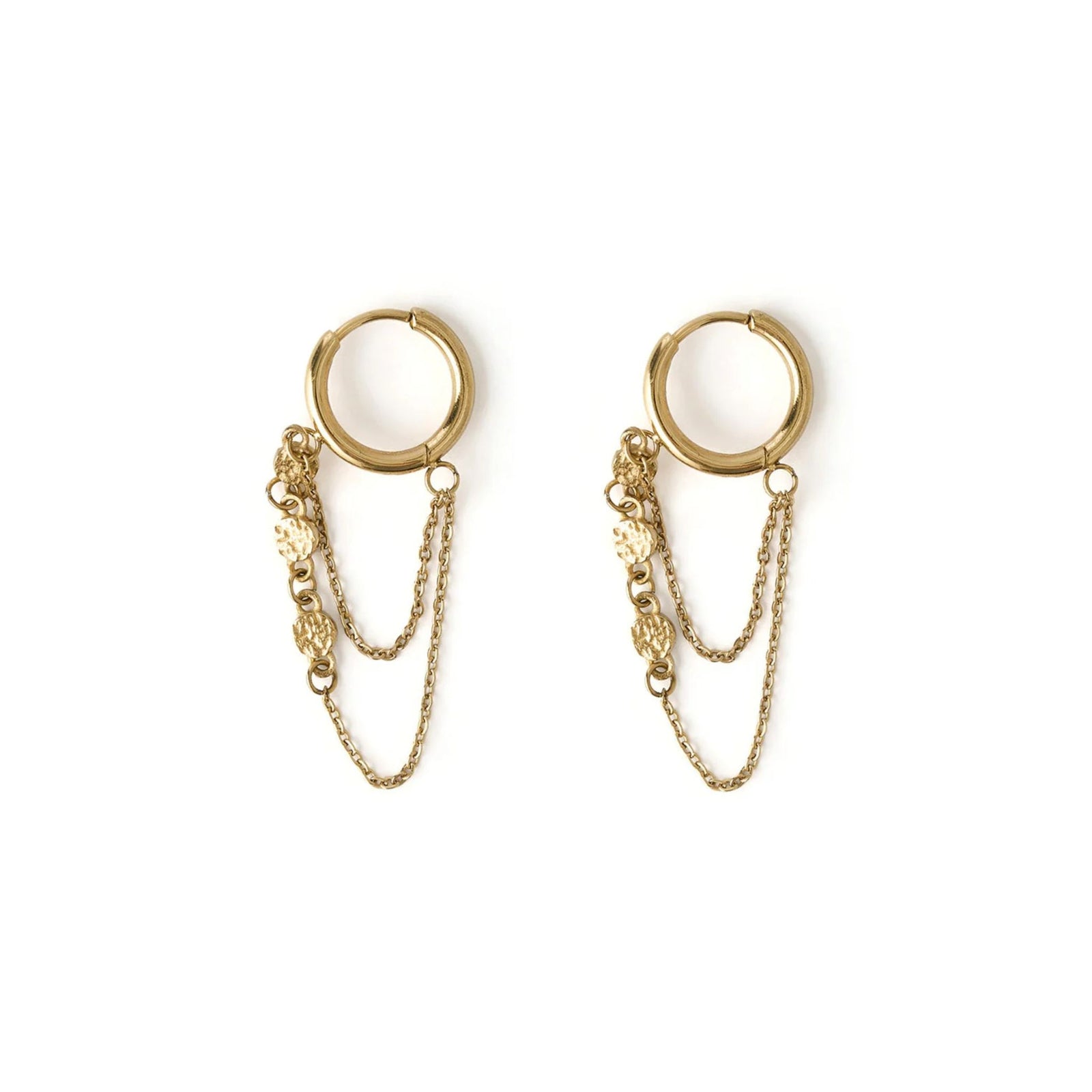 Paloma Gold Huggie Earrings