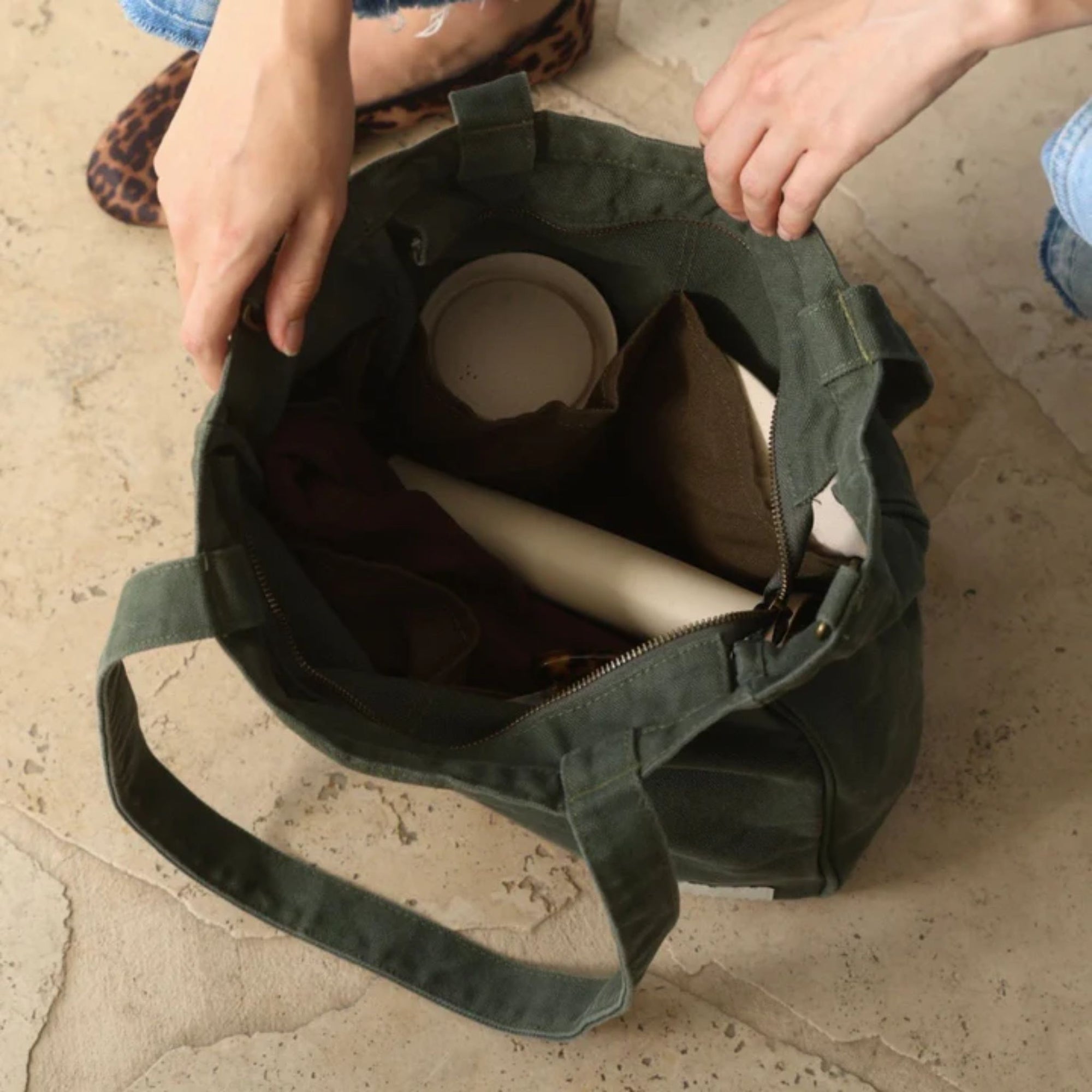 Midi Pocket Tote