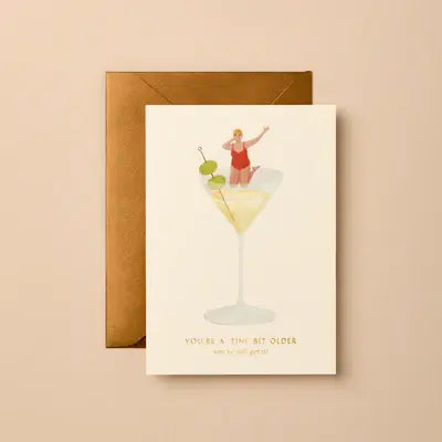 Greeting Card Tini Bit Older