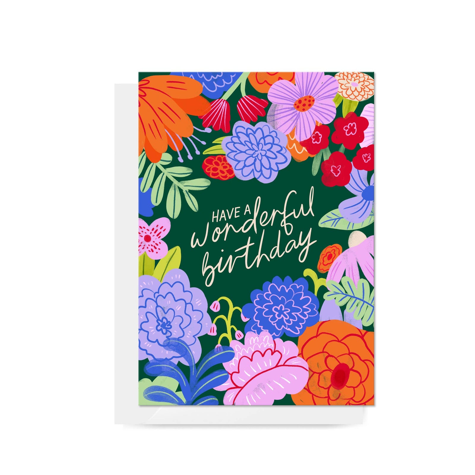 Greeting Card Floral Birthday