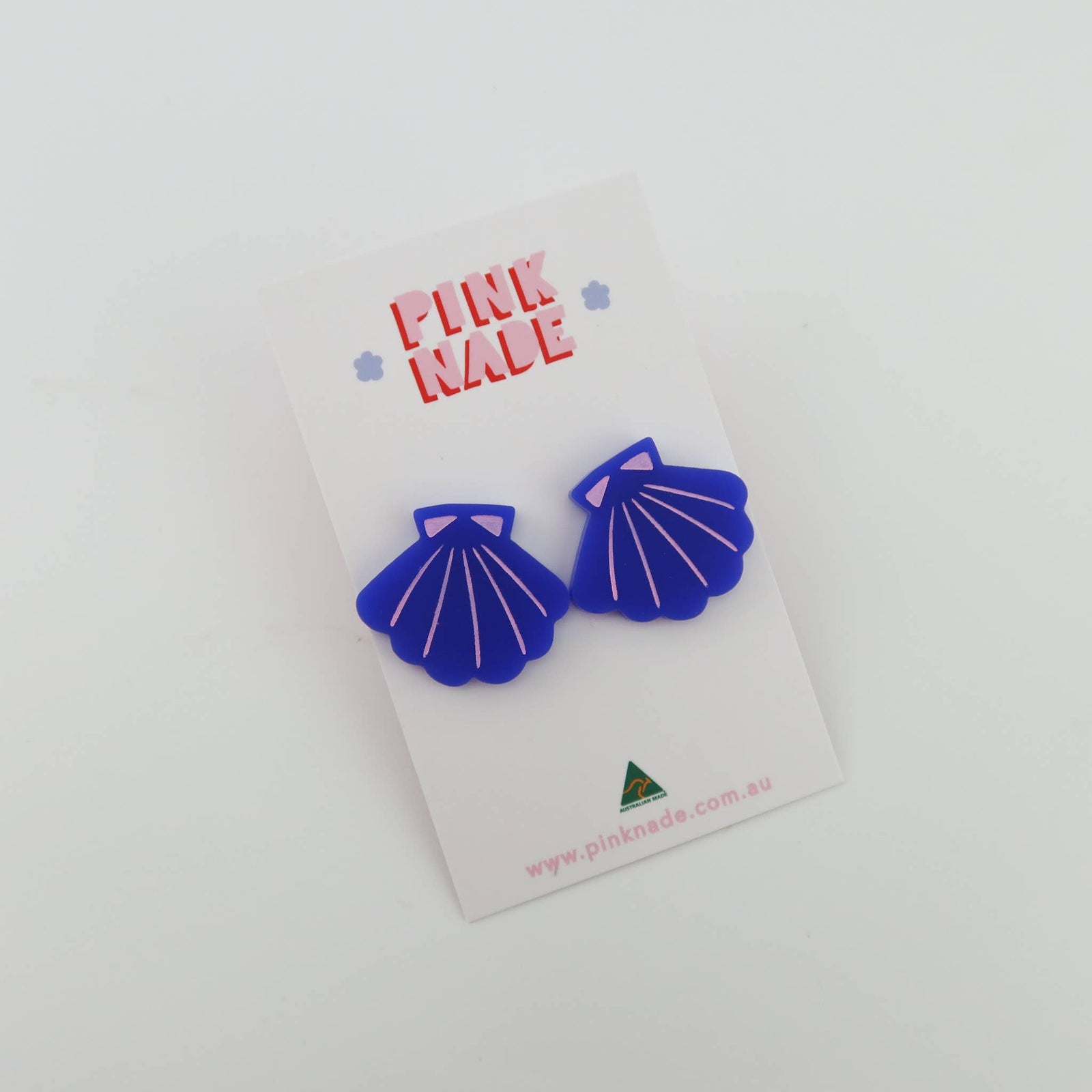 Shell Statement Stud Earrings