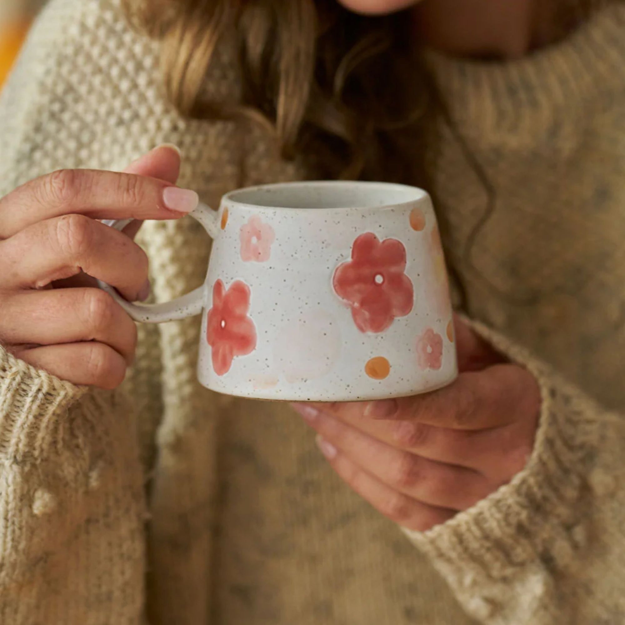 Barbara Large Handled Mug