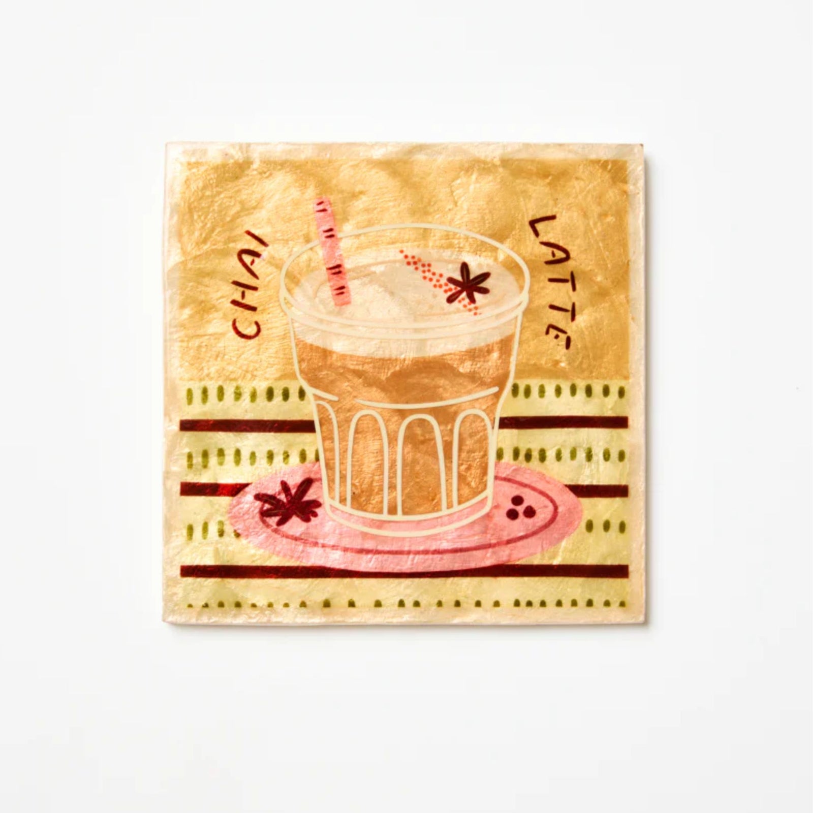 Barista Wall Art Chai Latte