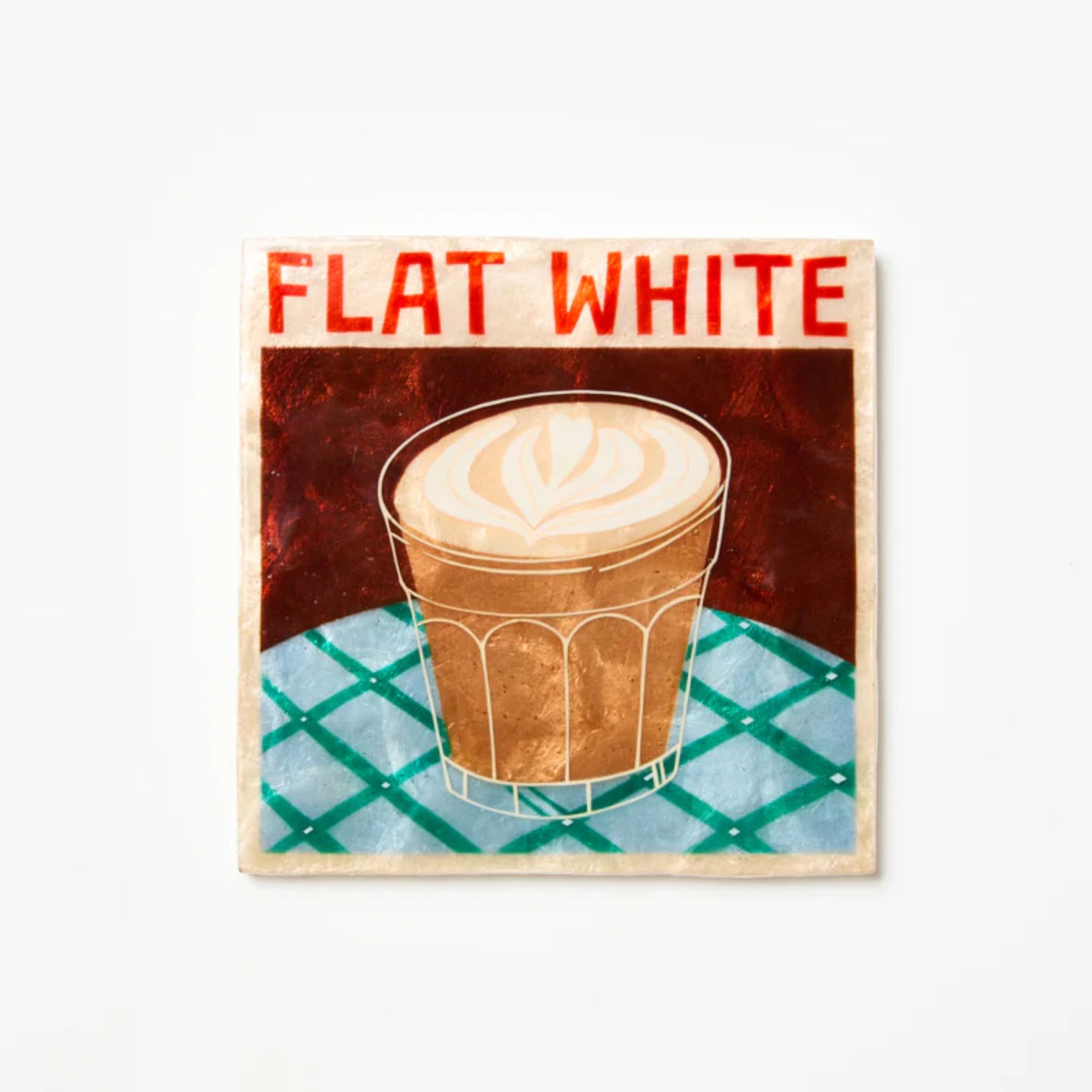 Barista Wall Art Flat White
