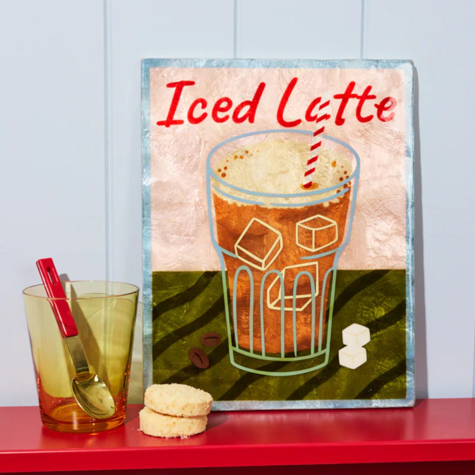 Barista Wall Art Iced Latte