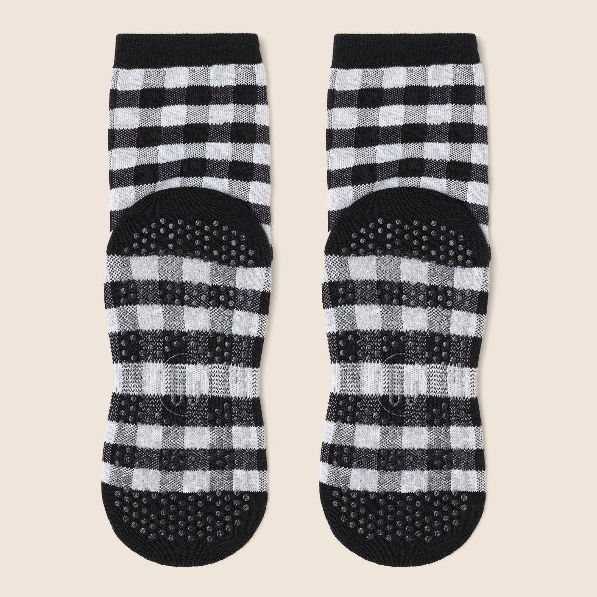 Crew Grip Socks Monochrome Gingham