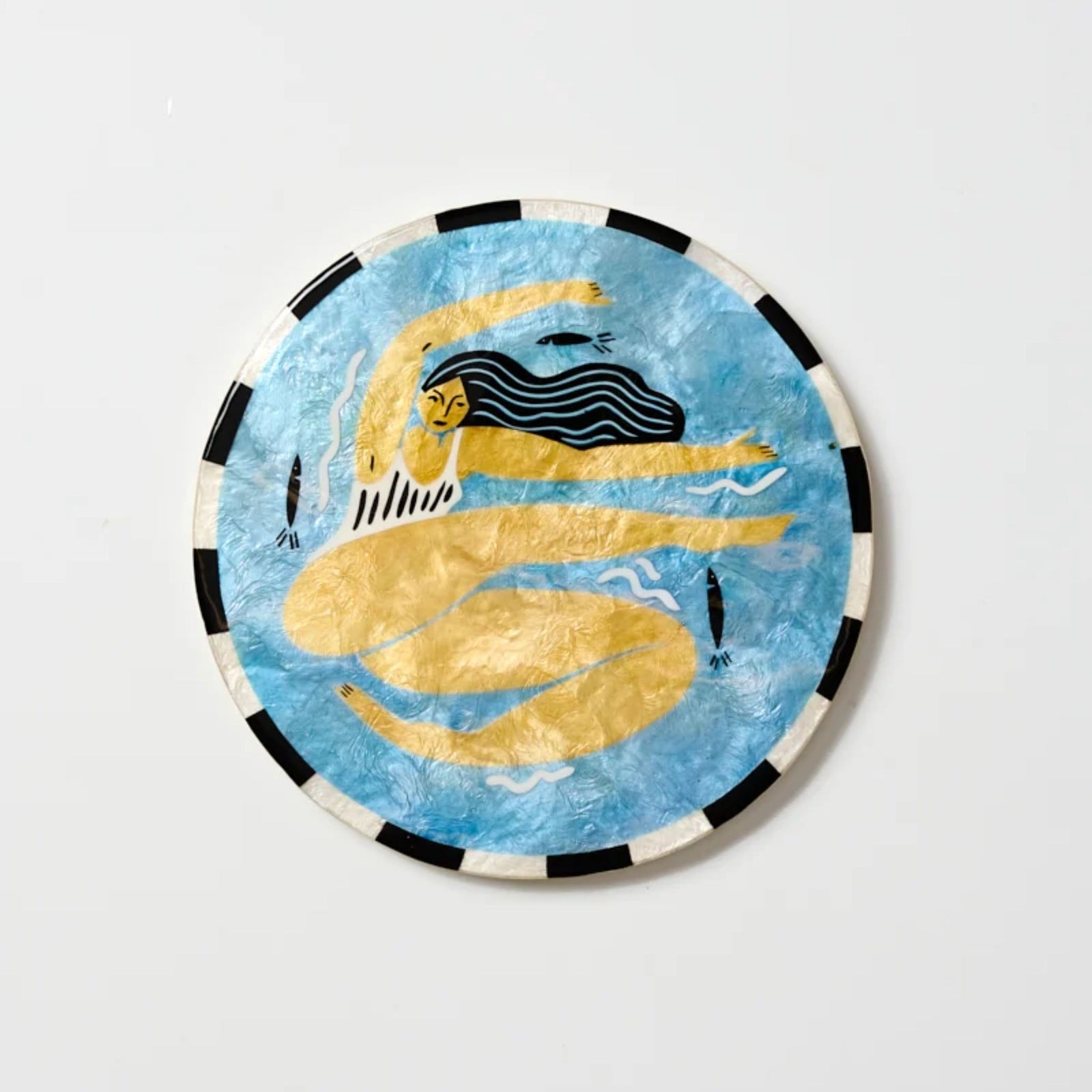 Beach Day Float Wall Tile