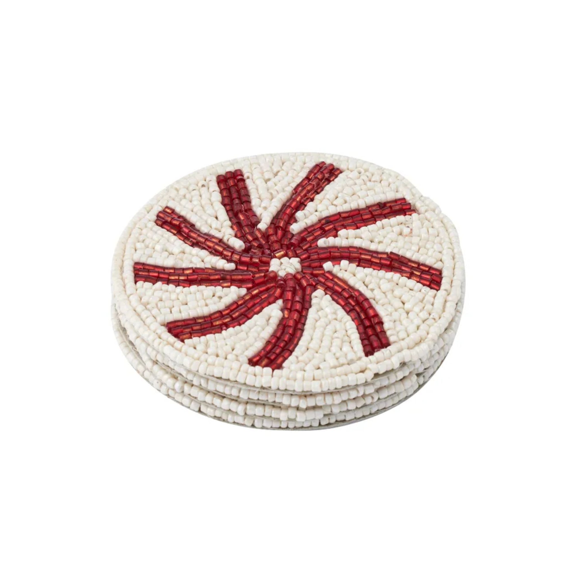 Glass Beaded Coaster Set of 4