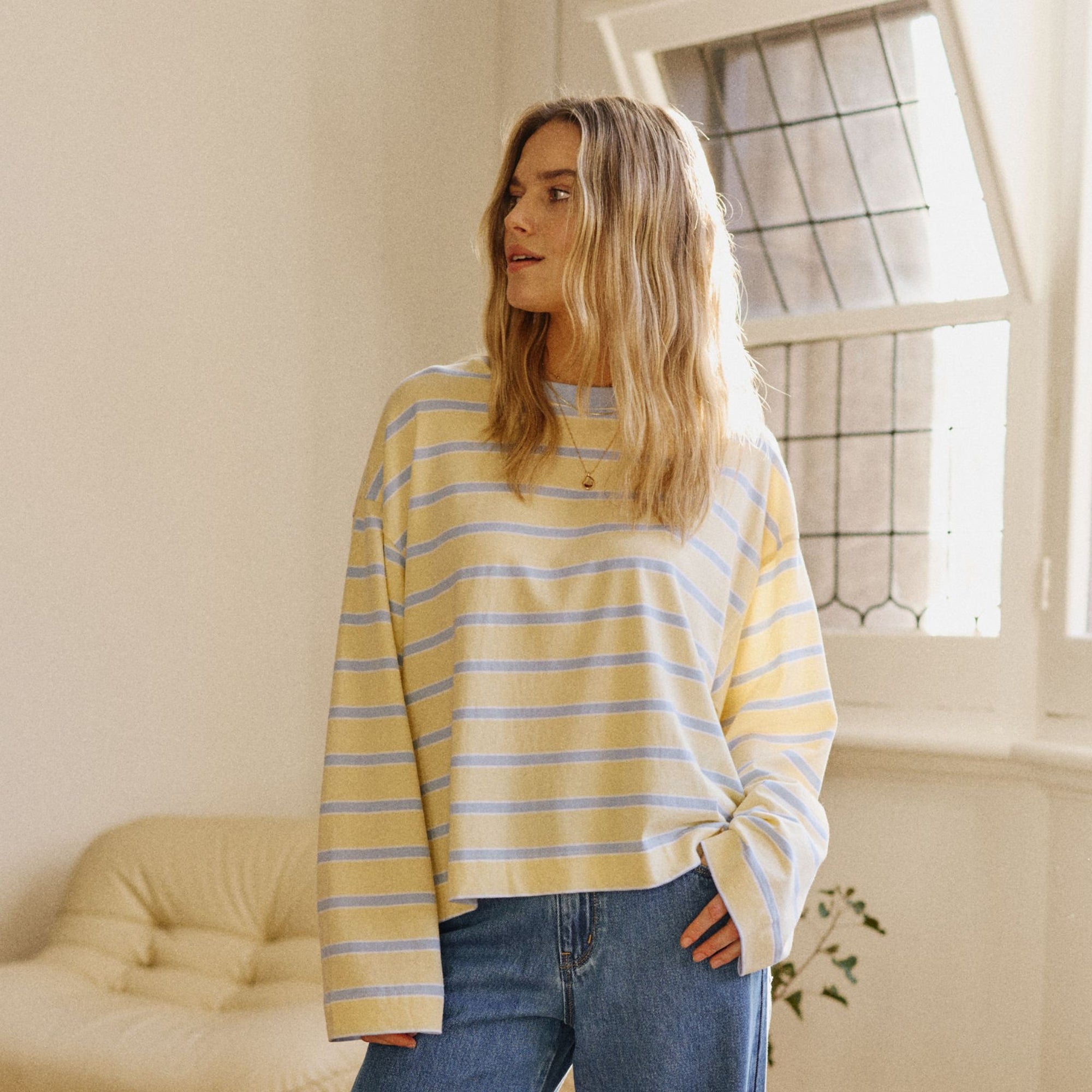 Beau Long Sleeve Slouchy Tee