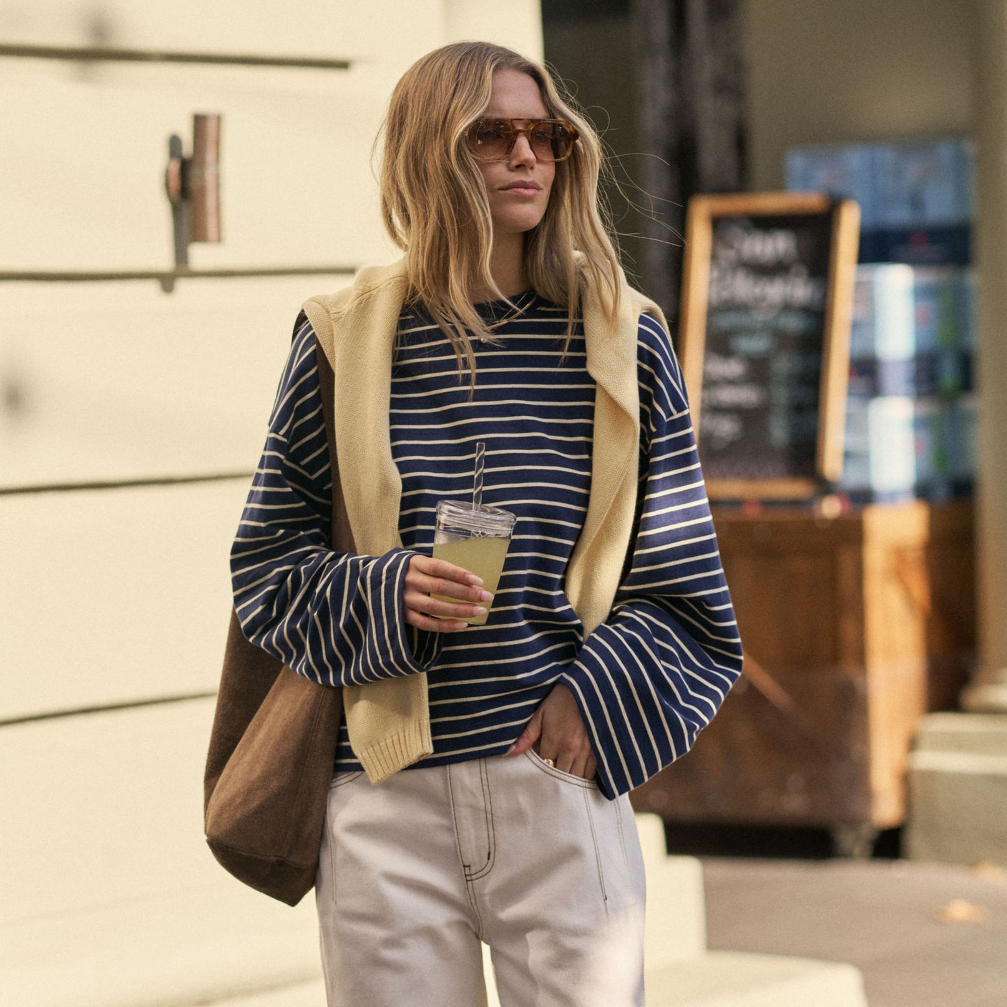 Beau Long Sleeve Slouchy Tee