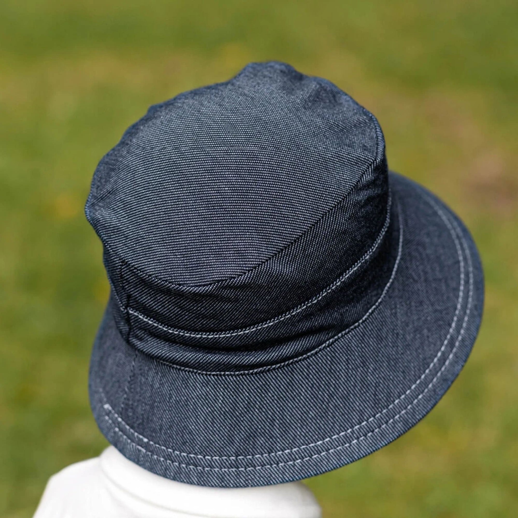 Kids Bucket Sun Hat Denim