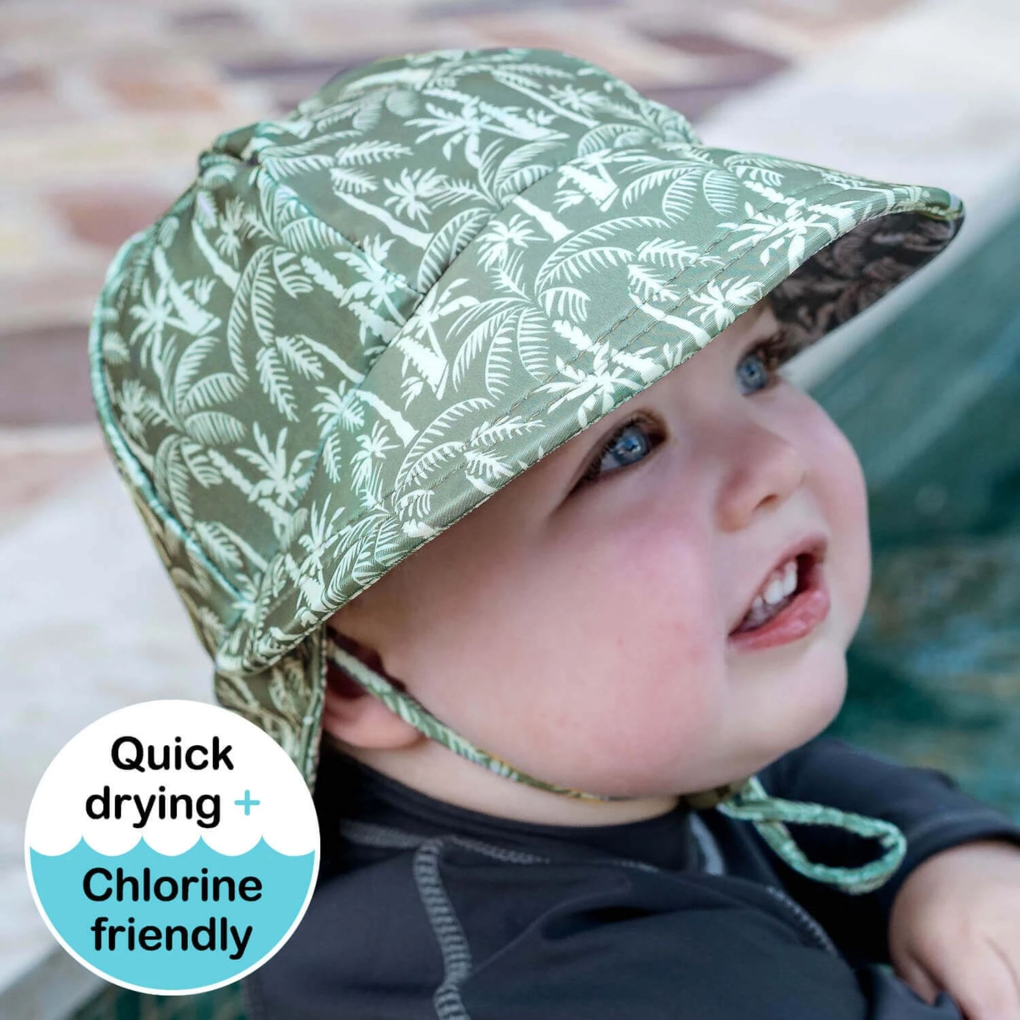 Swim Legionnaire Flap Beach Hat Oasis