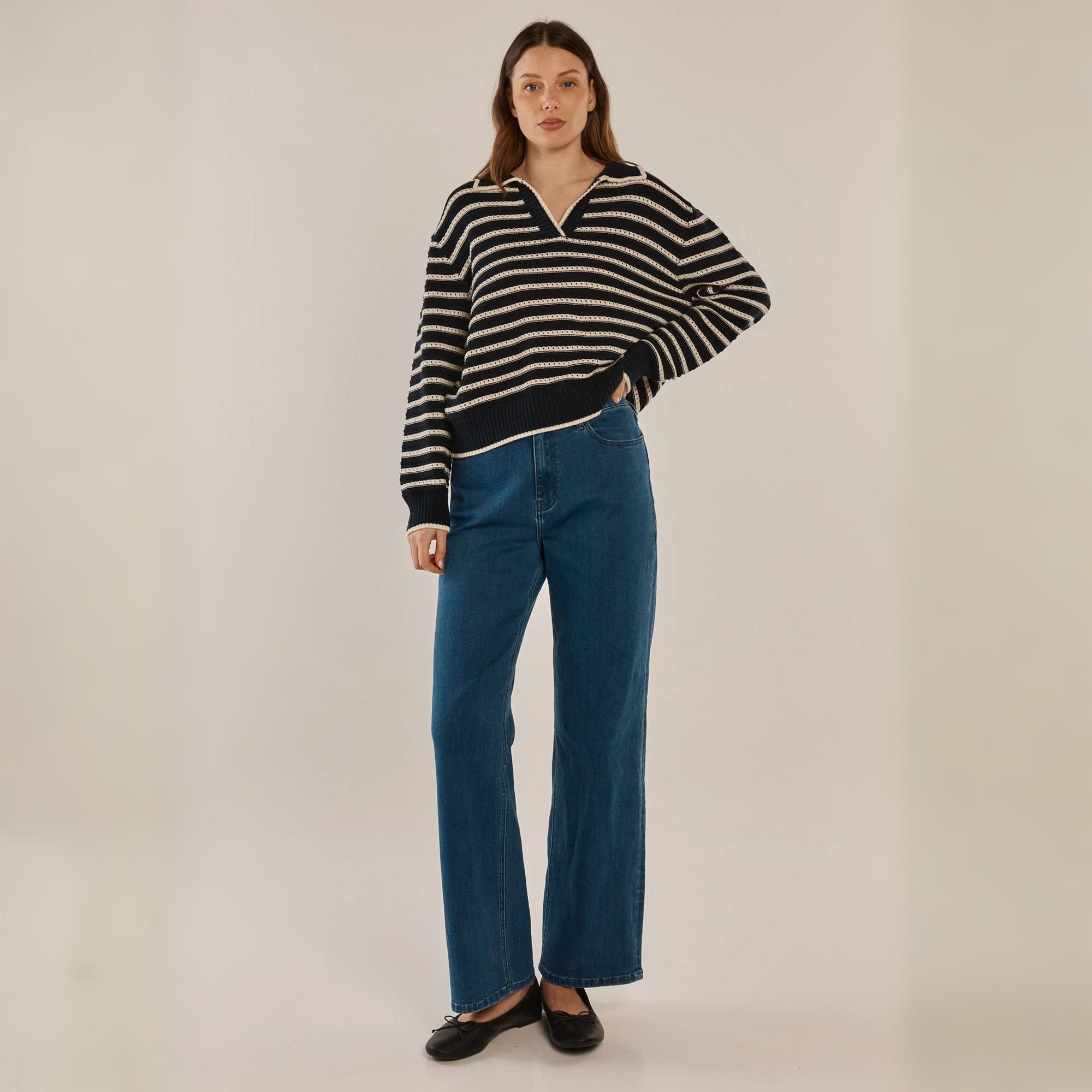 Aberdeen Polo Knit Sweat