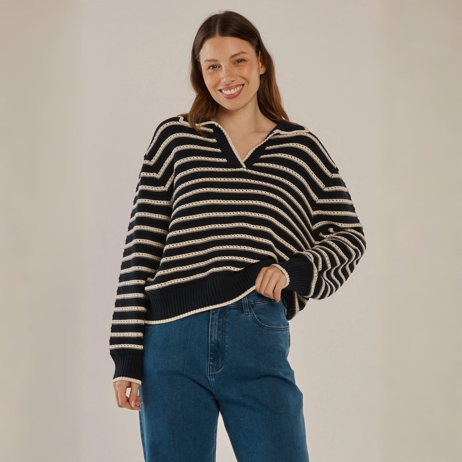 Aberdeen Polo Knit Sweat
