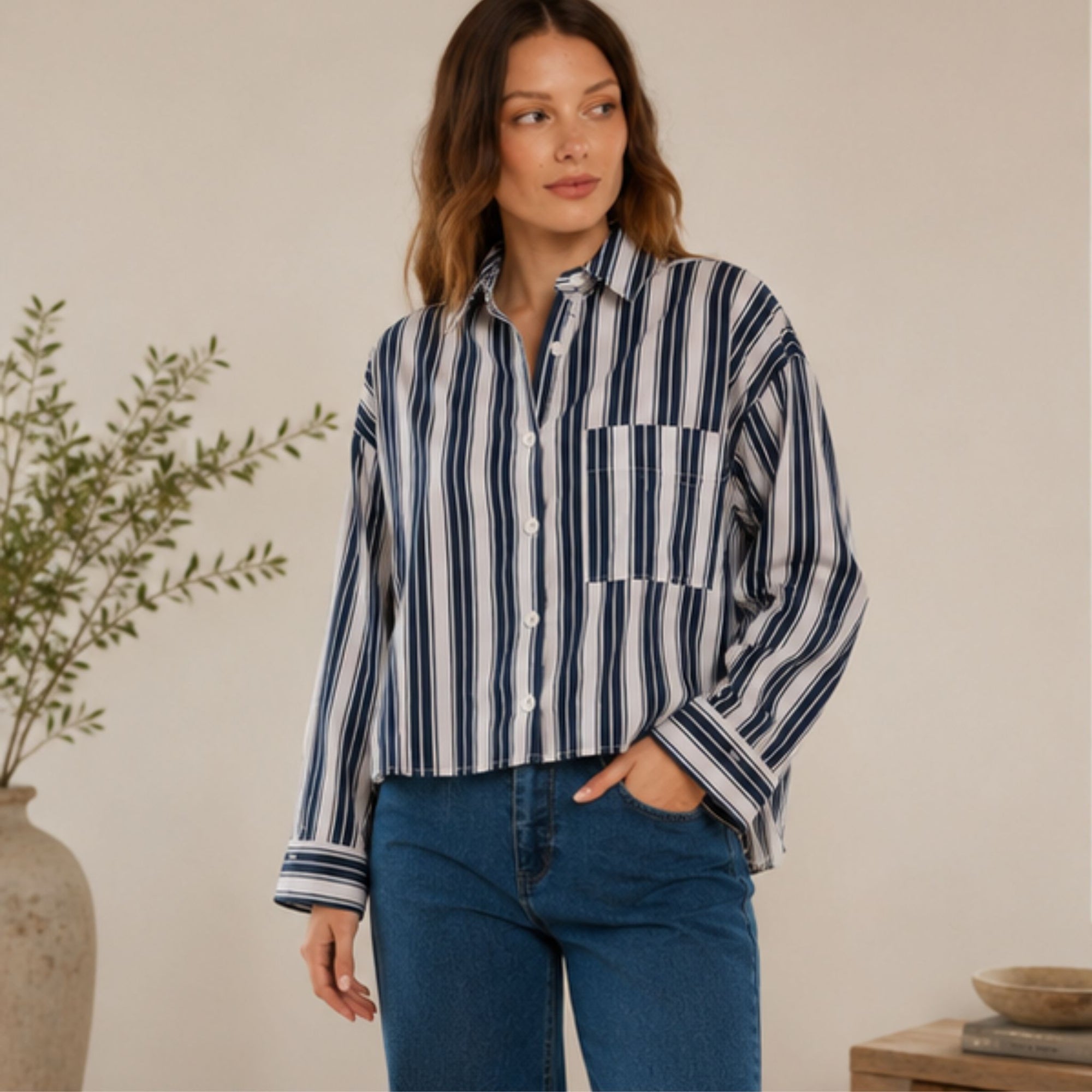 Erin Crop Shirt