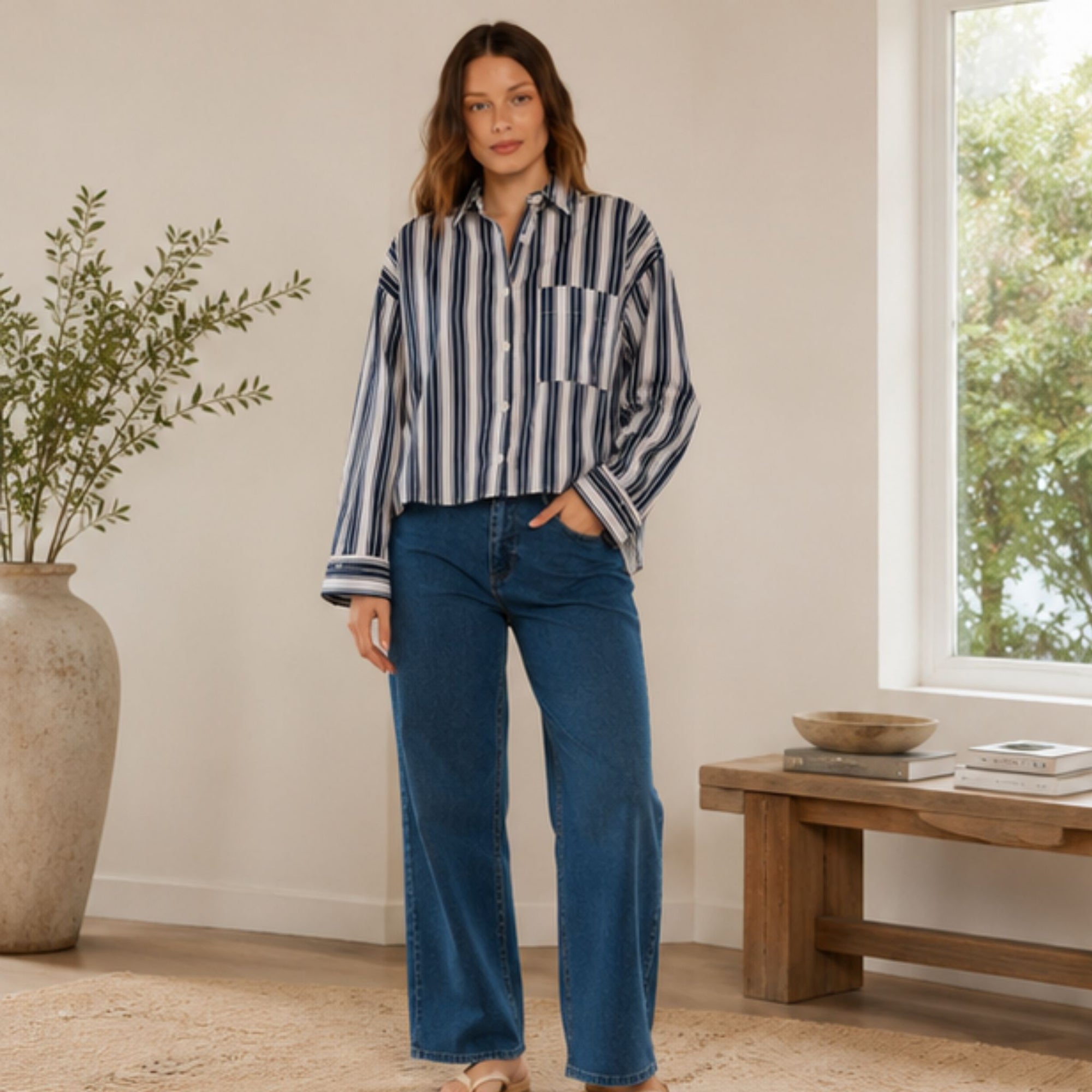 Erin Crop Shirt