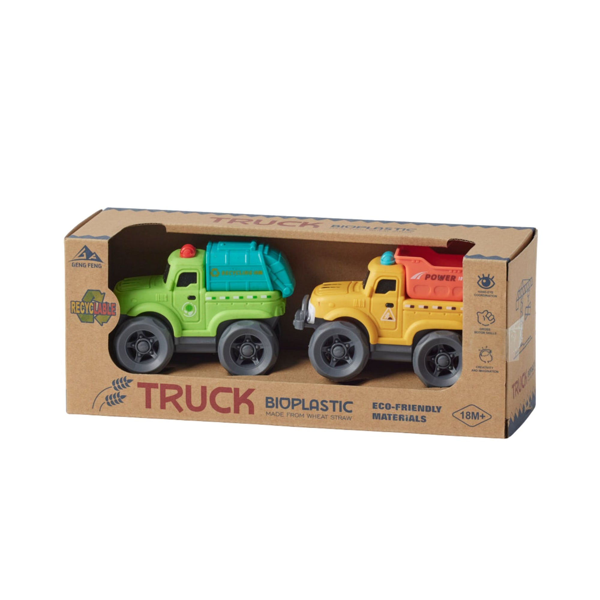 Bioplastic Utility Truck Set - Oxley and Moss