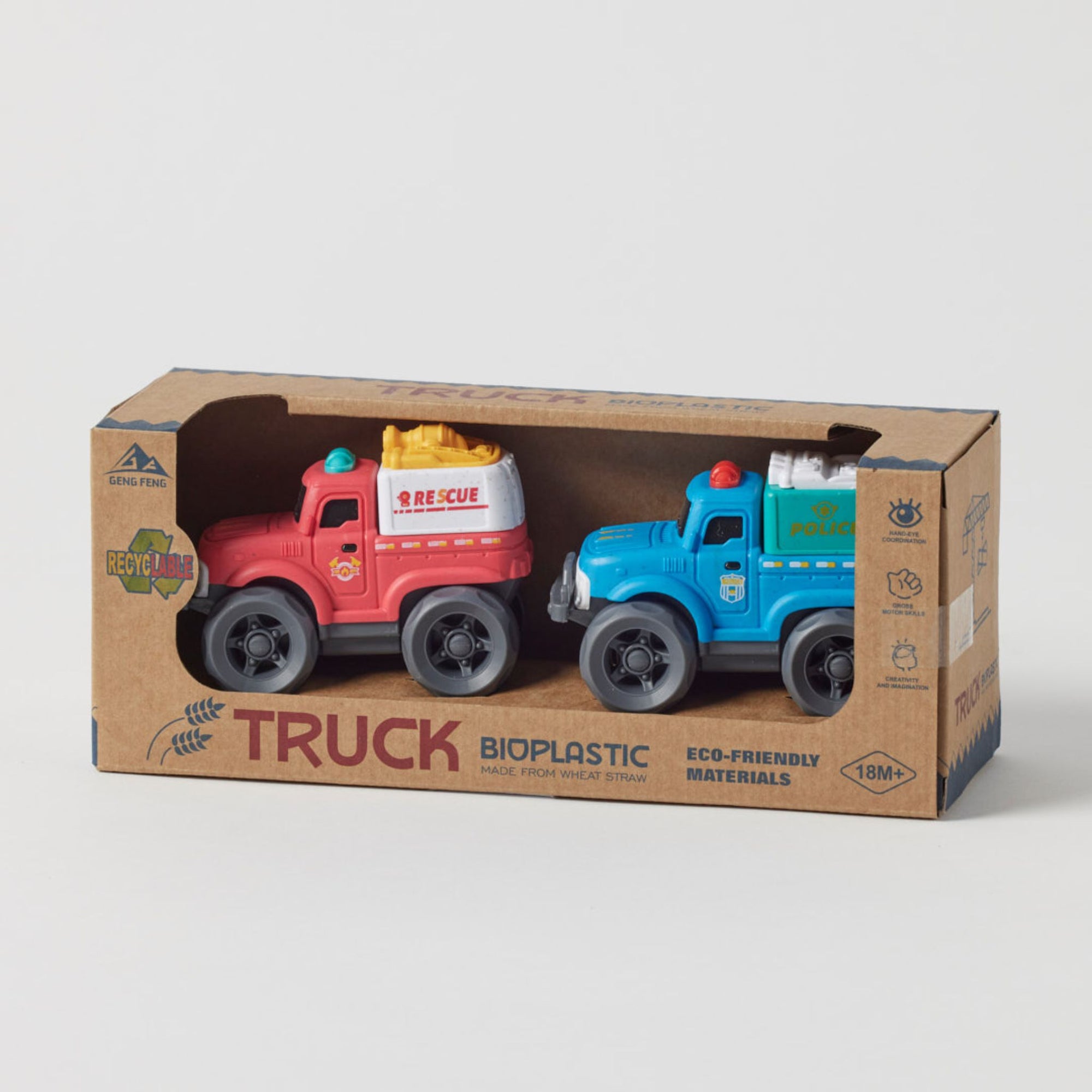 Bioplastic Utility Truck Set - Oxley and Moss