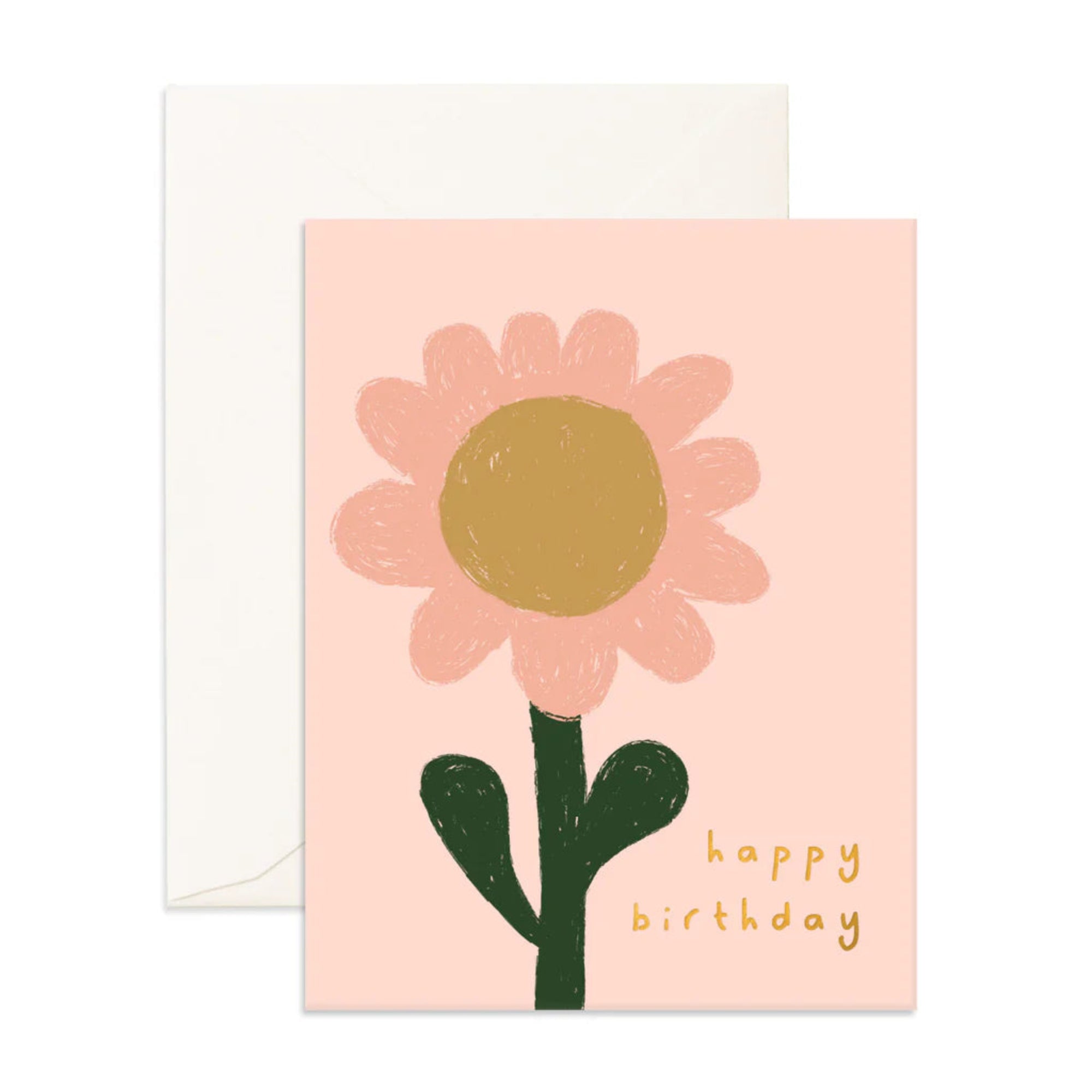 Greeting Card Birthday Sunflower