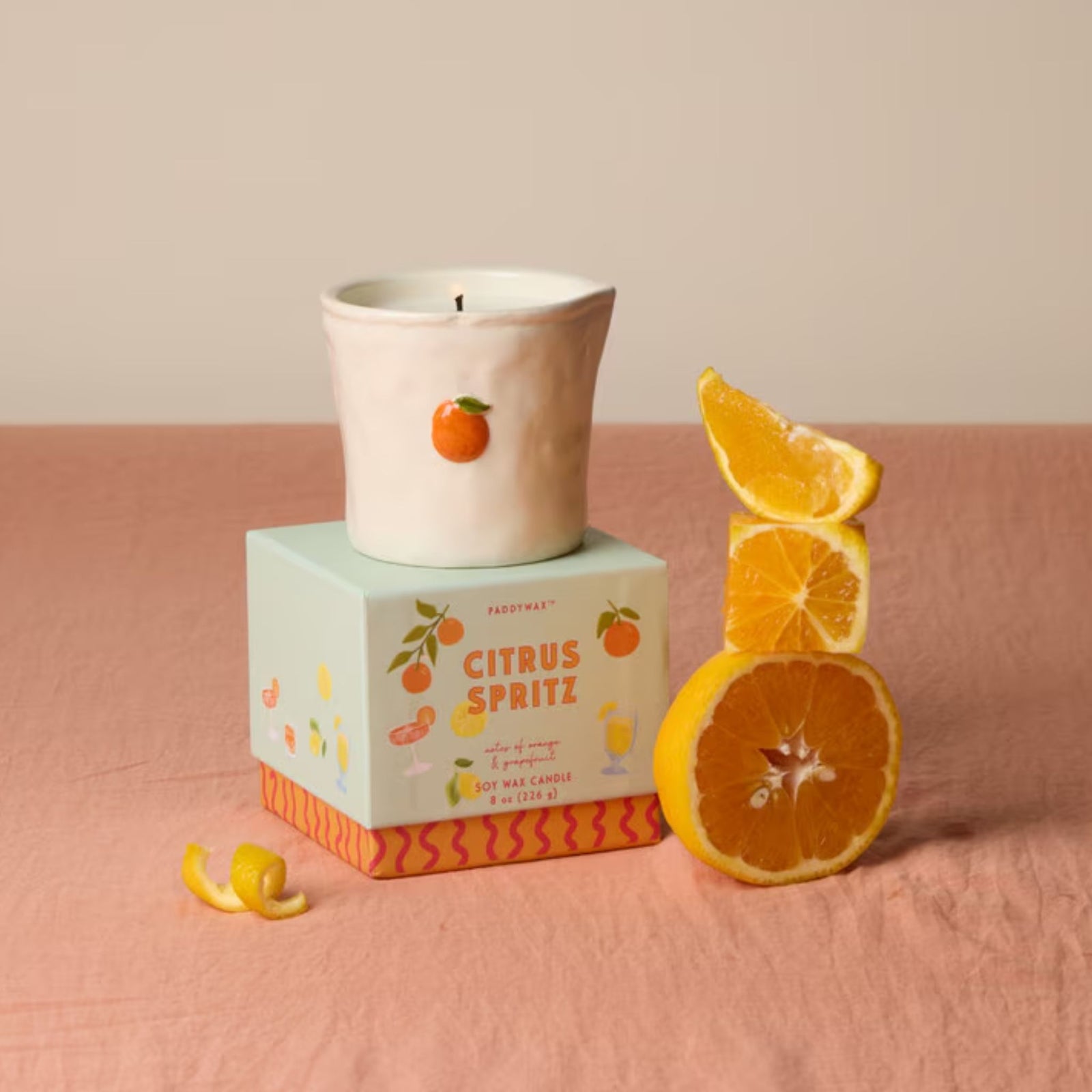 Bistro Ceramic Candle - Citrus Spritz