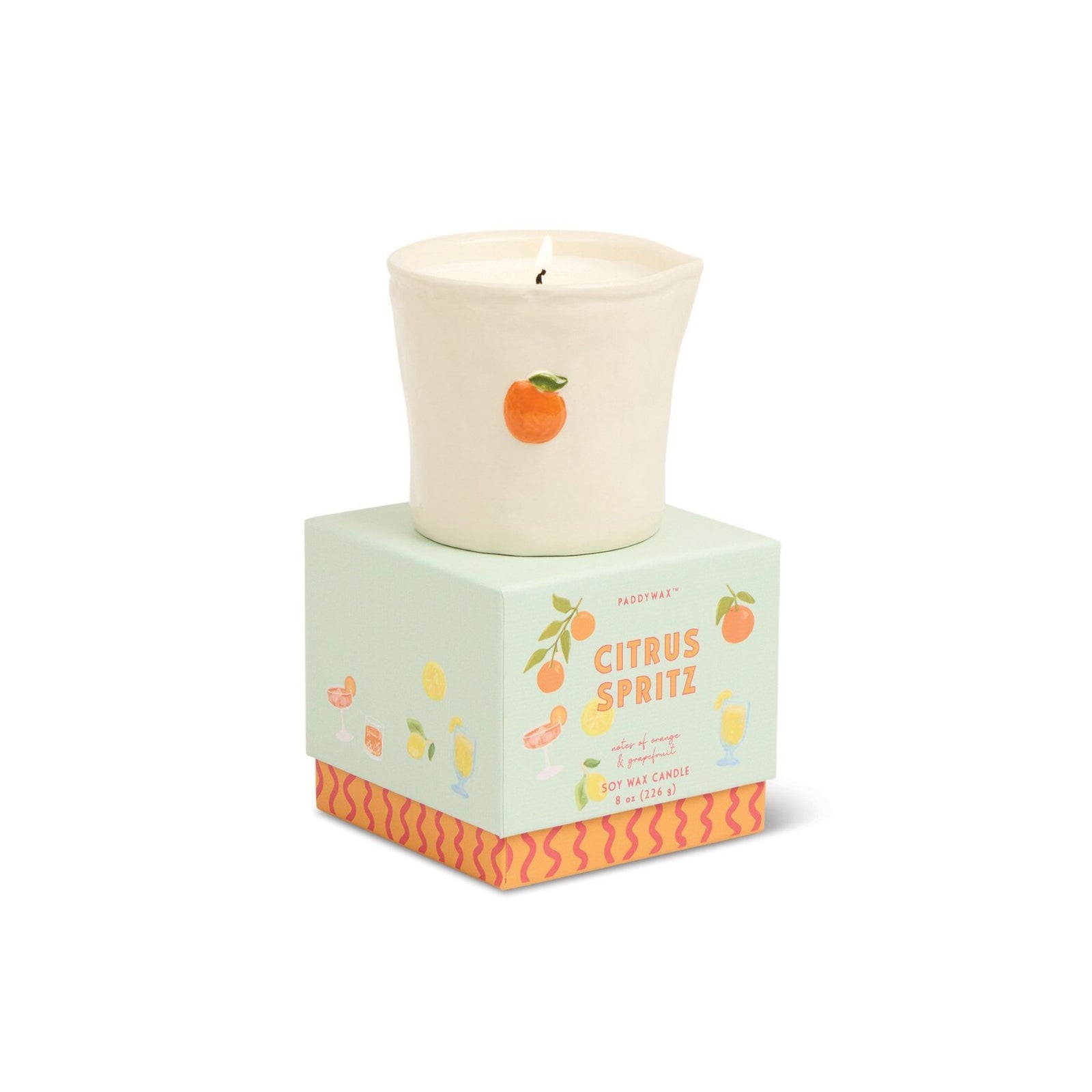 Bistro Ceramic Candle - Citrus Spritz